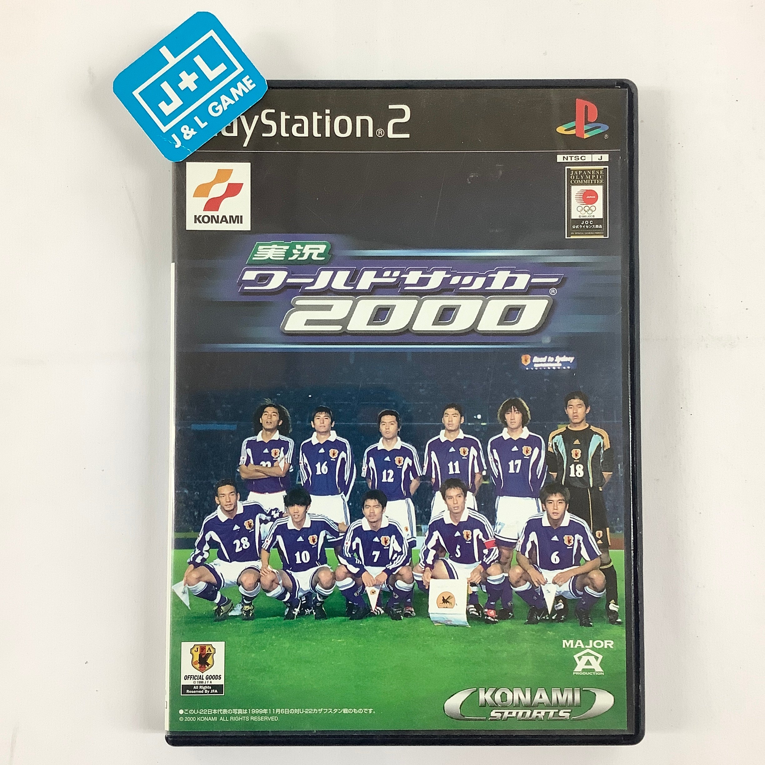 Jikkyou World Soccer 2000 - (PS2) PlayStation 2 [Pre-Owned] (Japanese Import) Video Games Konami   