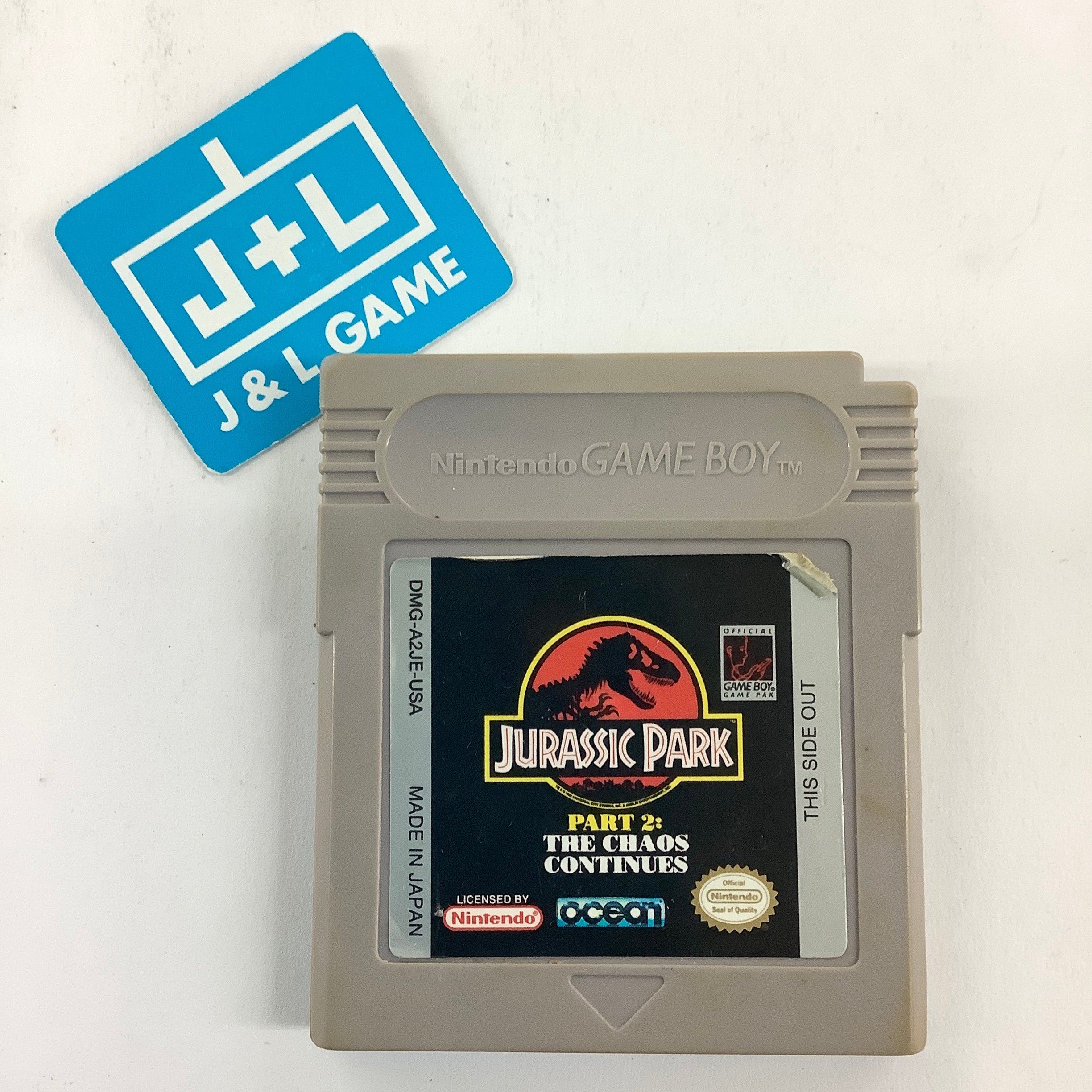 Jurassic Park Part 2: The Chaos Continues - (GB) Game Boy [Pre-Owned] Video Games Ocean   