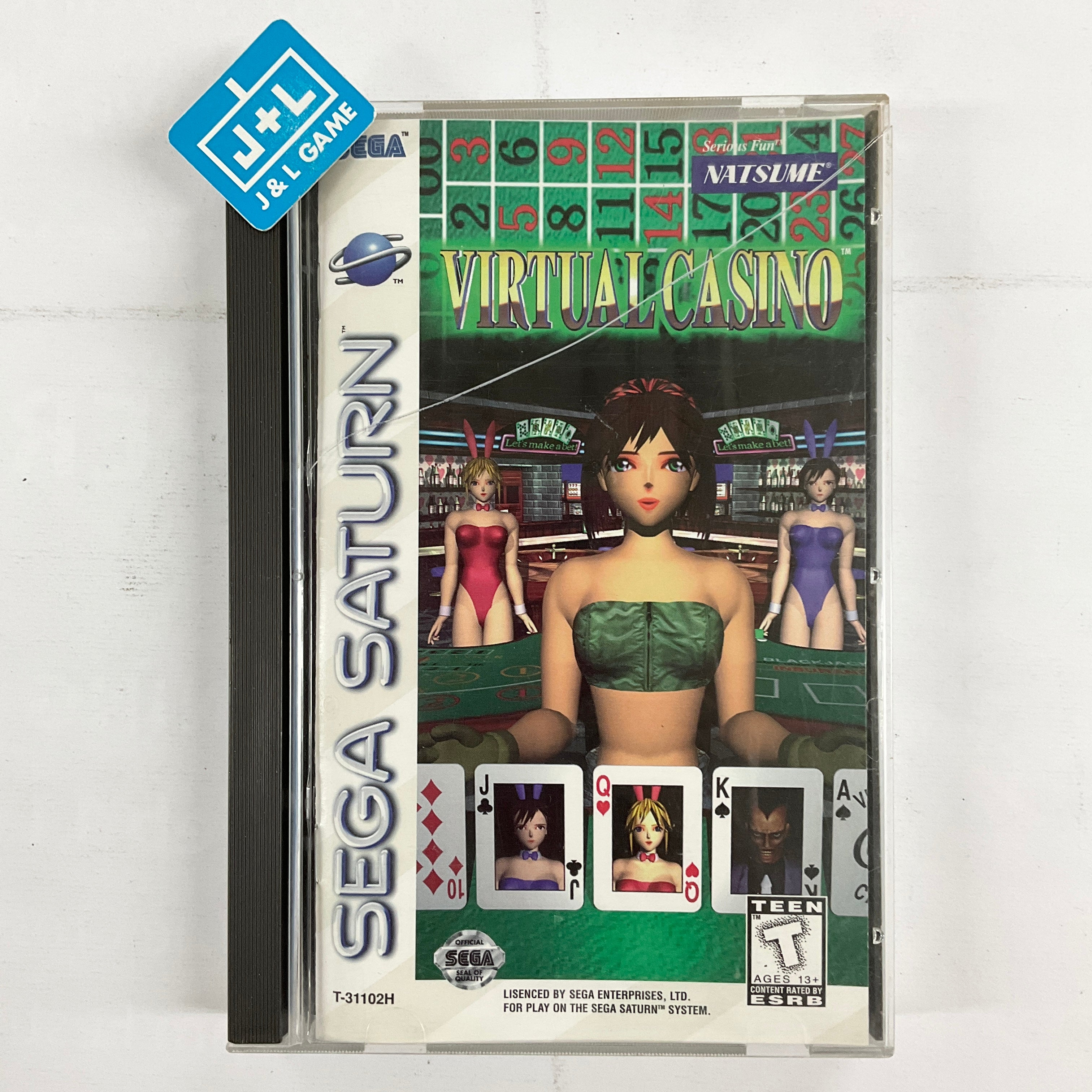 Virtual Casino - (SS) SEGA Saturn [Pre-Owned] Video Games Natsume   