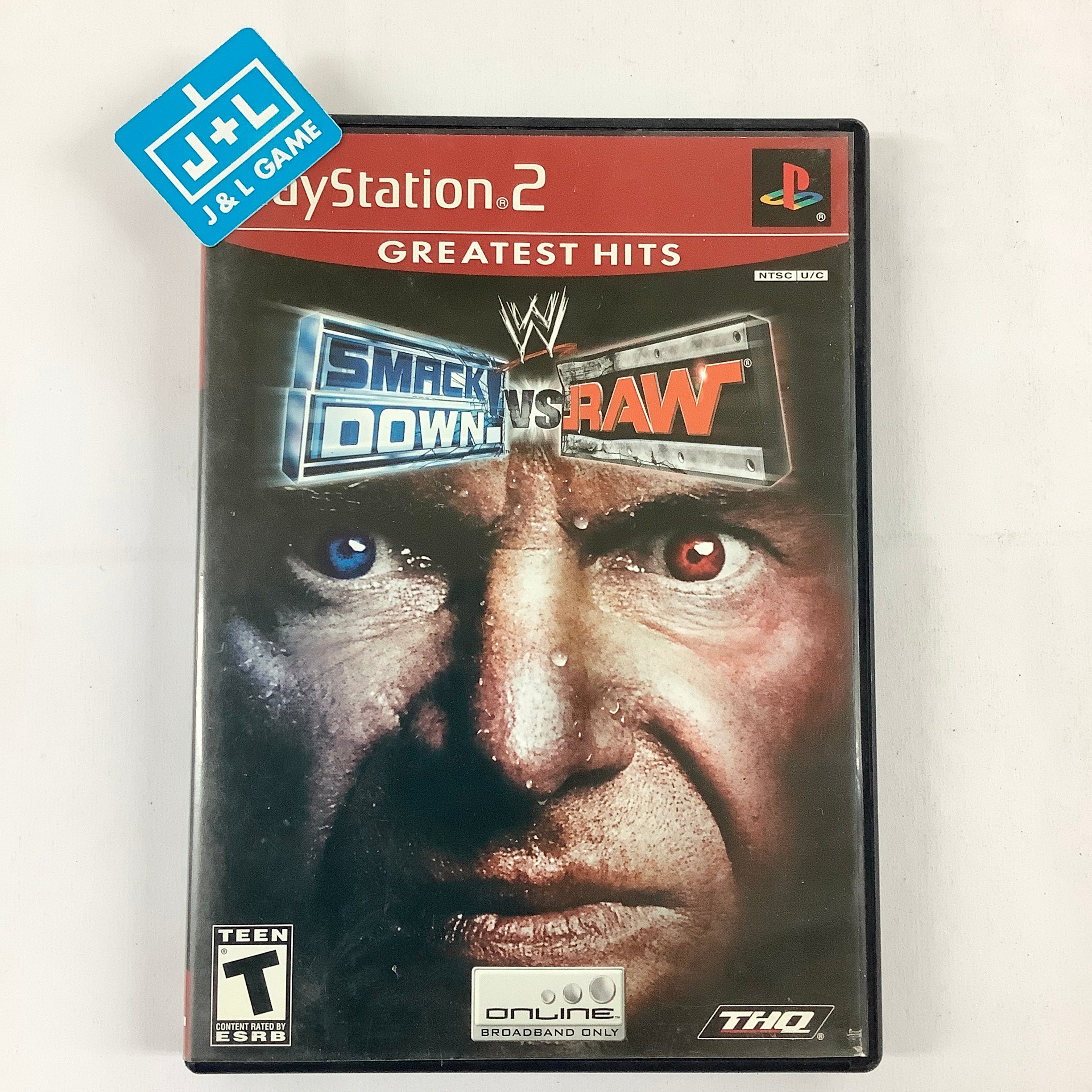 WWE SmackDown! vs. Raw (Greatest Hits) - (PS2) PlayStation 2 [Pre-Owned] Video Games THQ   