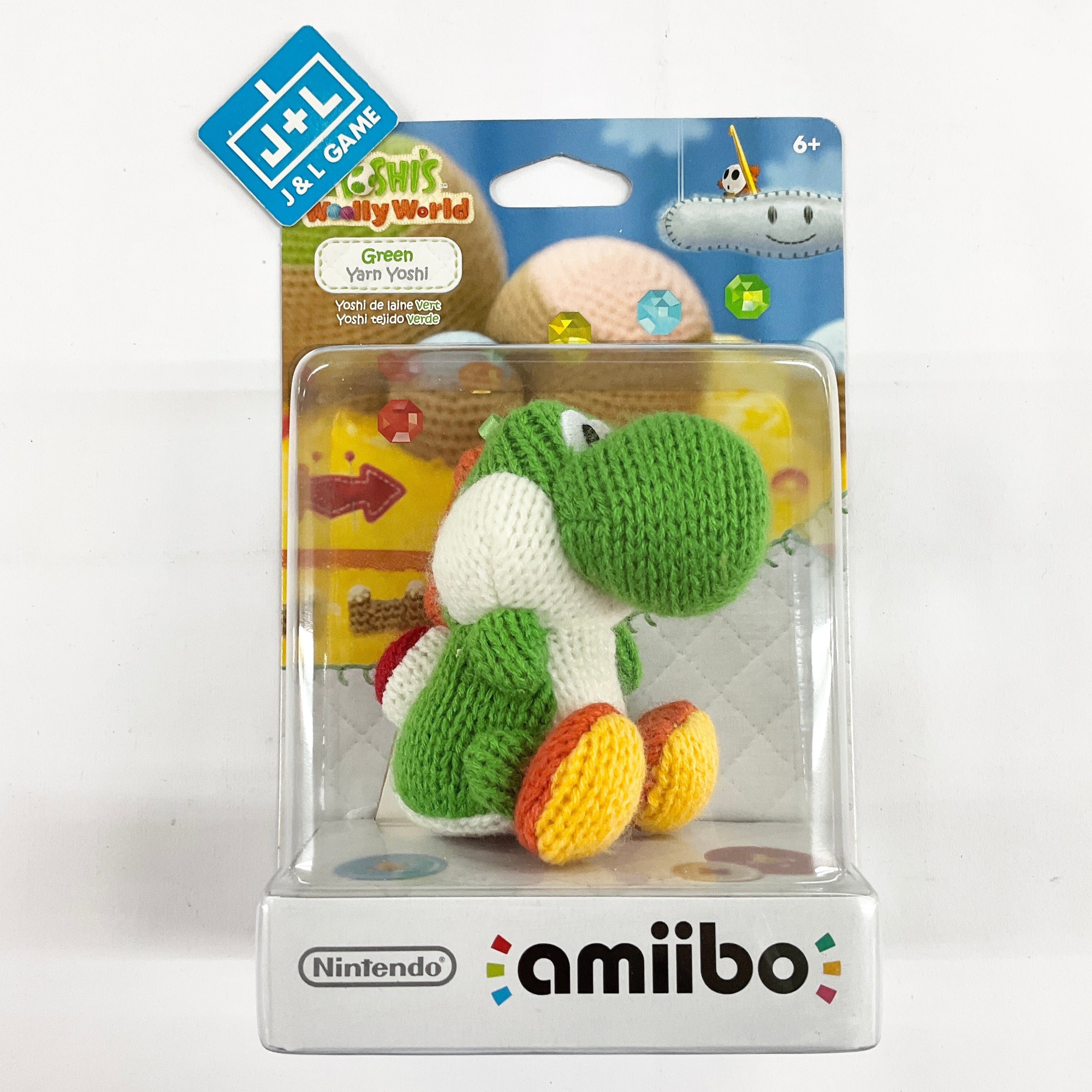 Green Yarn Yoshi (Yoshi's Woolly World) - Nintendo WiiU Amiibo Amiibo Nintendo   