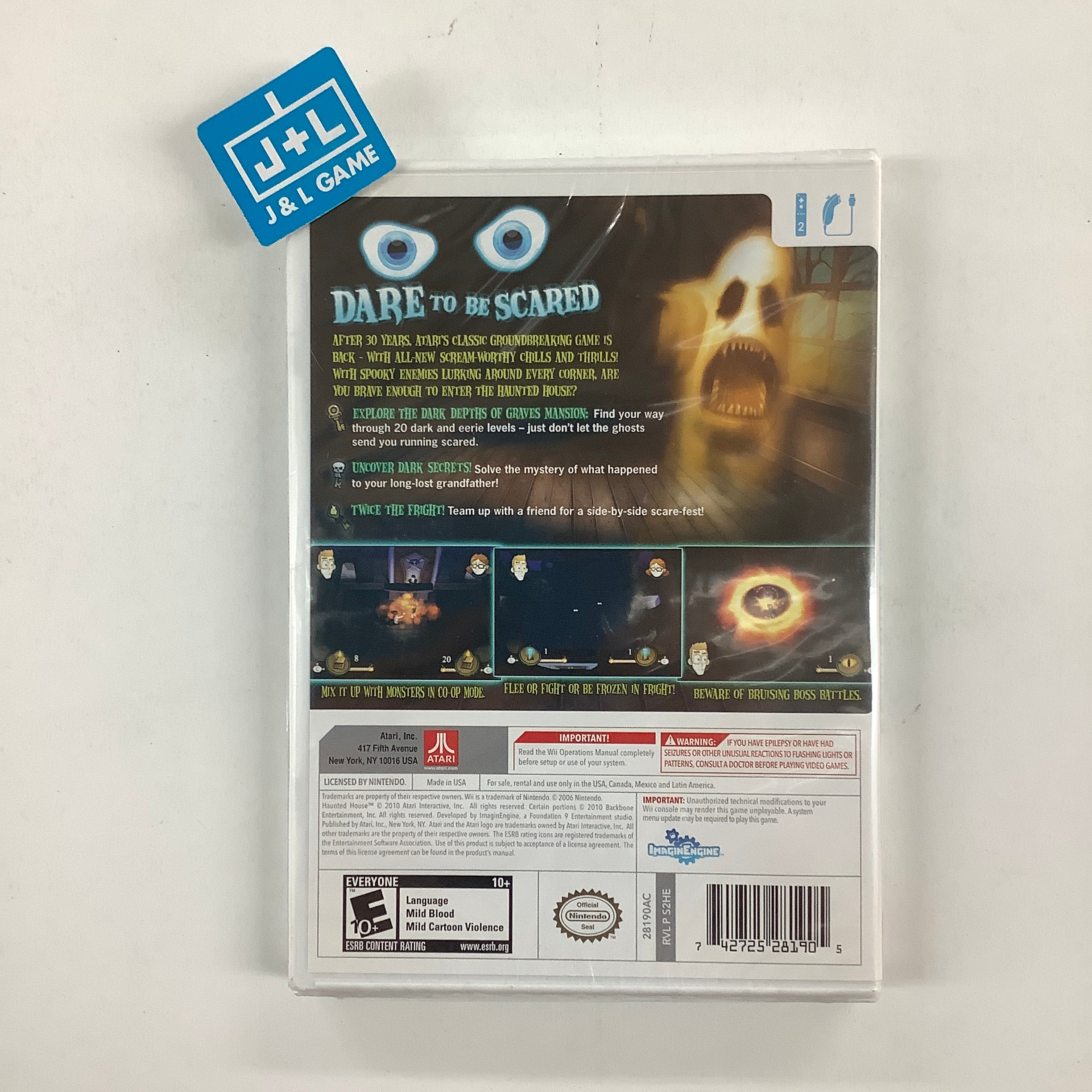 Haunted House - Nintendo Wii Video Games Atari   