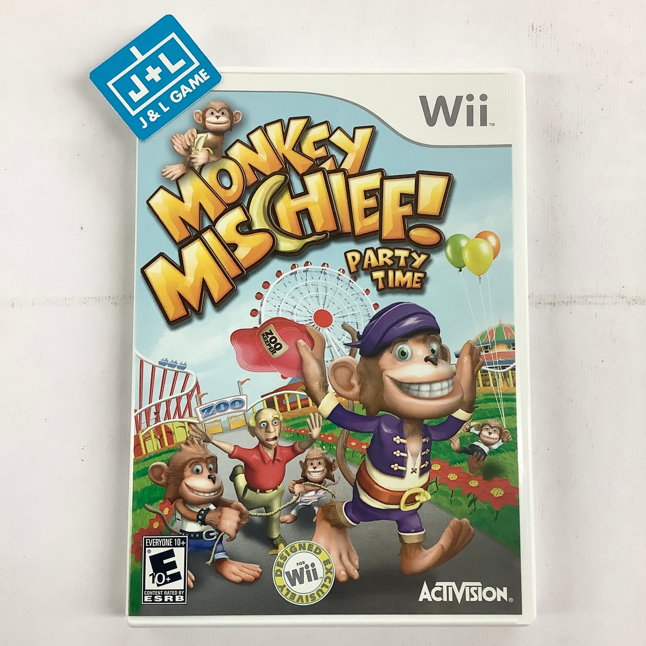 Monkey Mischief: Party Time - Nintendo Wii [Pre-Owned] Video Games Activision   