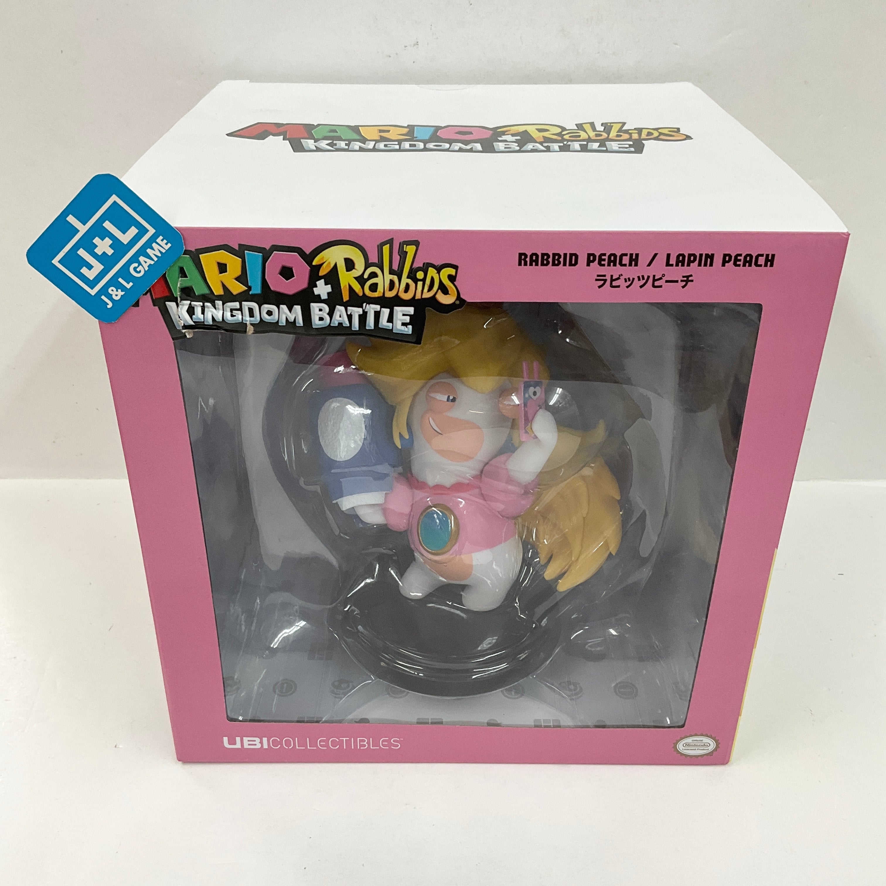 Mario + Rabbids Kingdom Battle Rabbid Peach 6" Figure Toy Ubisoft   