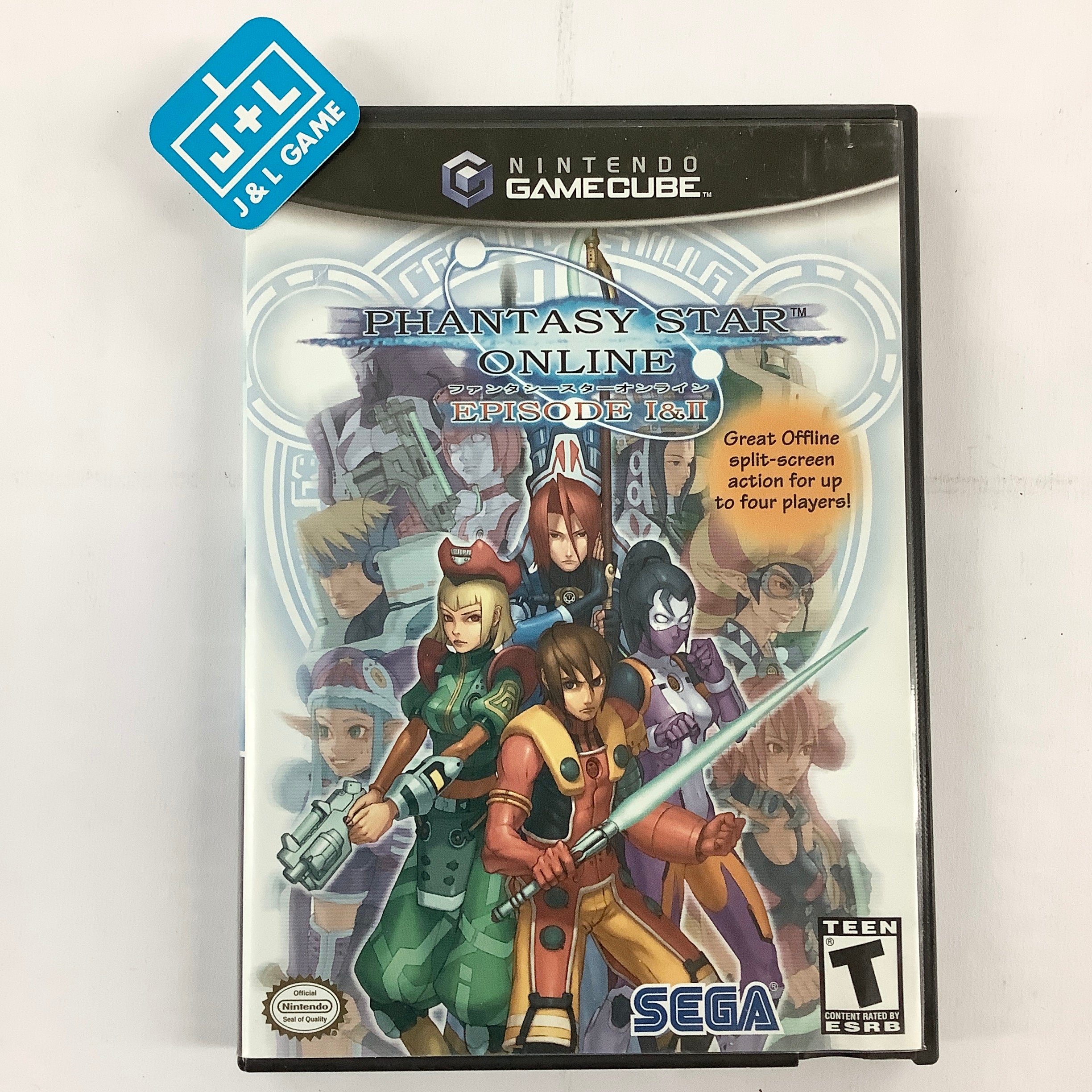 Phantasy Star Online Episode I & II - (GC) GameCube [Pre-Owned] Video Games SEGA   