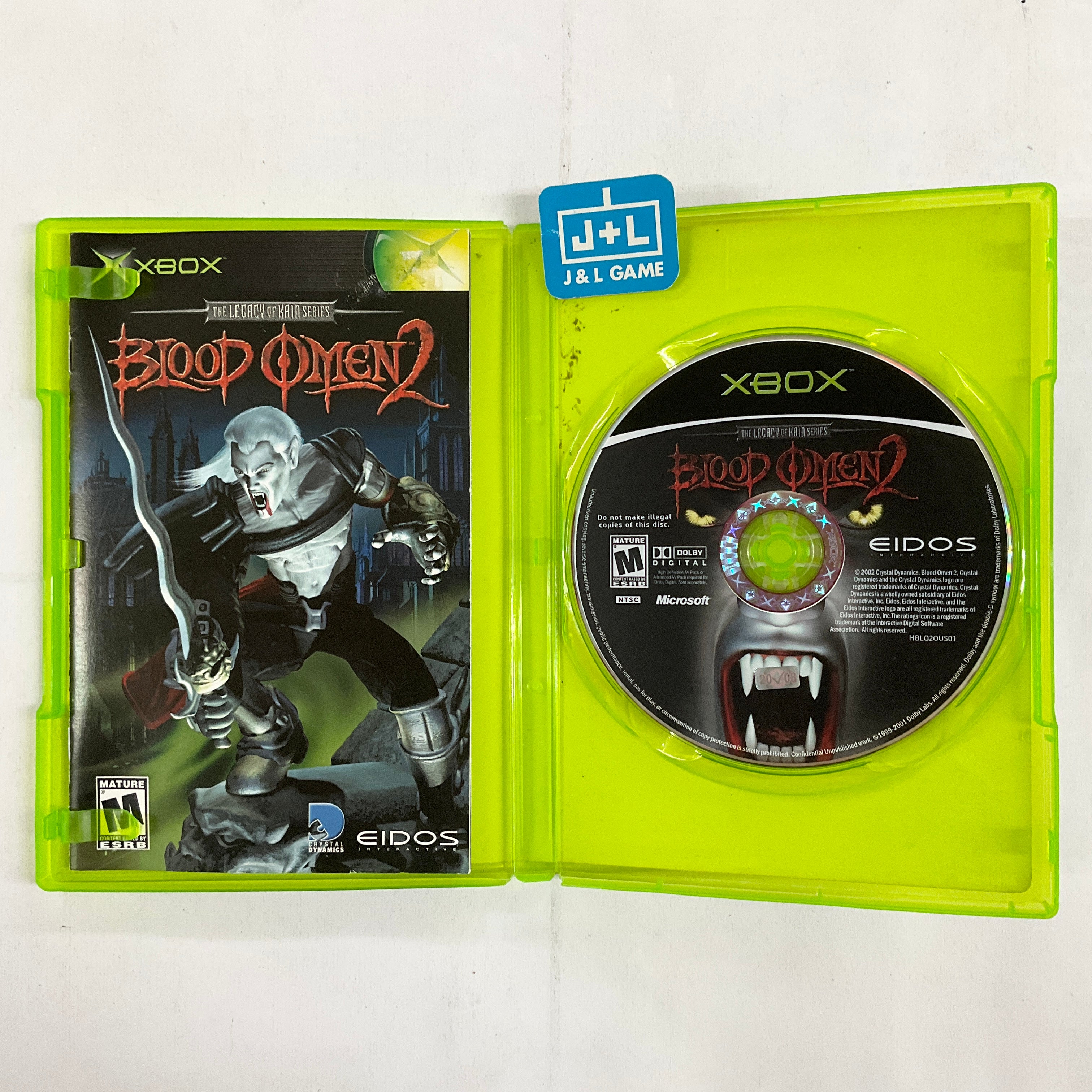 Blood Omen 2 - (XB) Xbox [Pre-Owned] Video Games Eidos Interactive   