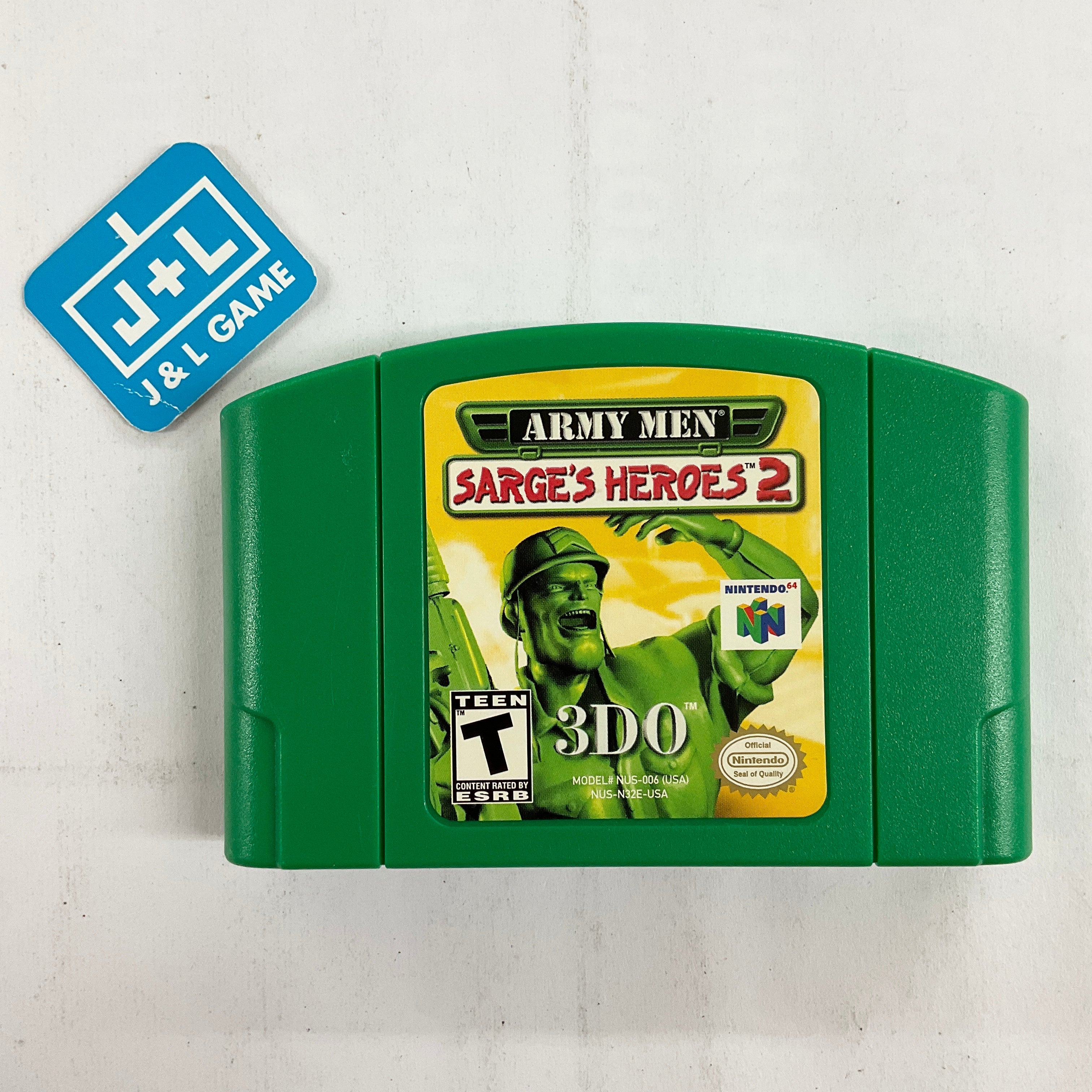 Army Men: Sarge's Heroes 2 - (N64) Nintendo 64 [Pre-Owned] Video Games 3DO   