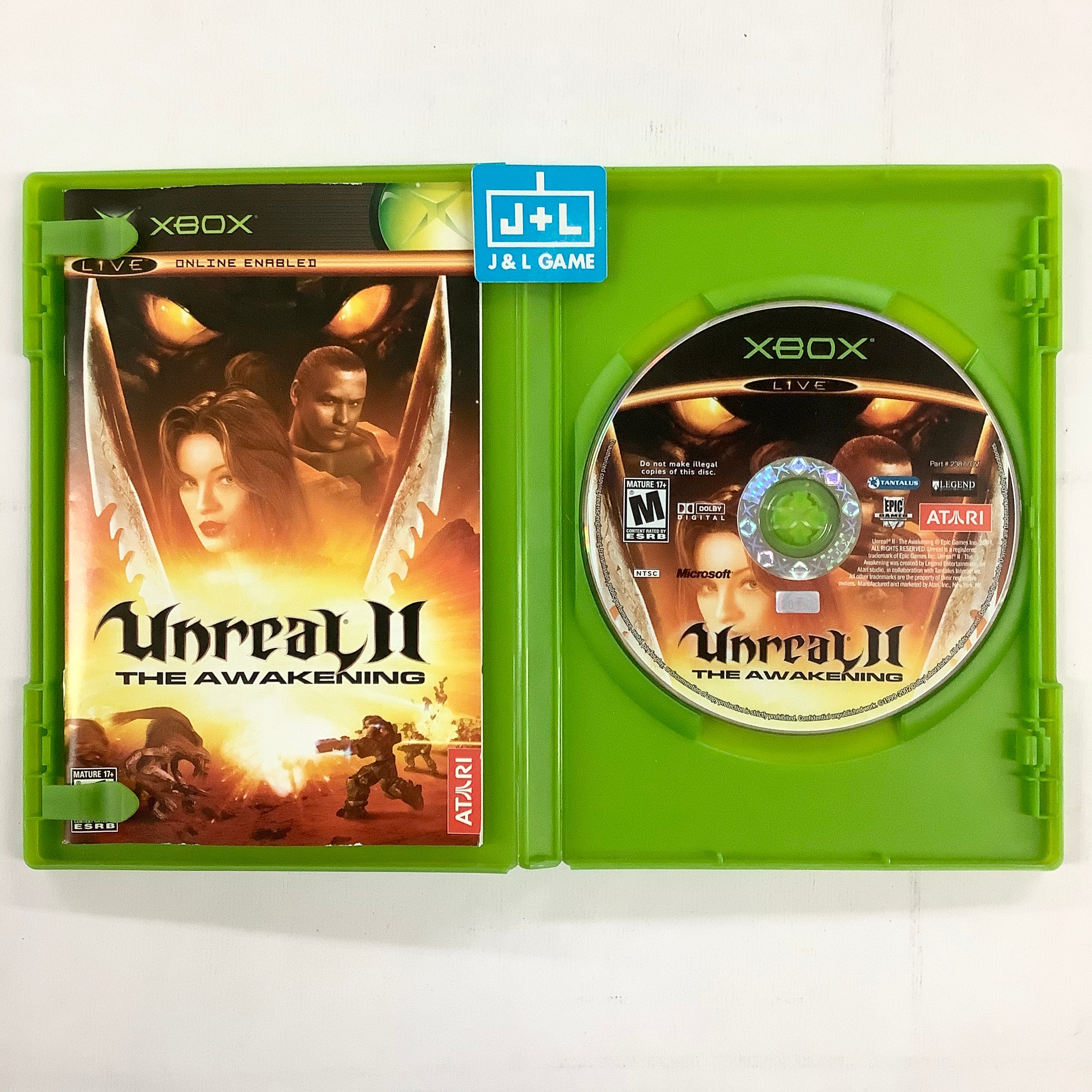 Unreal II: The Awakening - (XB) Xbox [Pre-Owned] Video Games Atari SA   