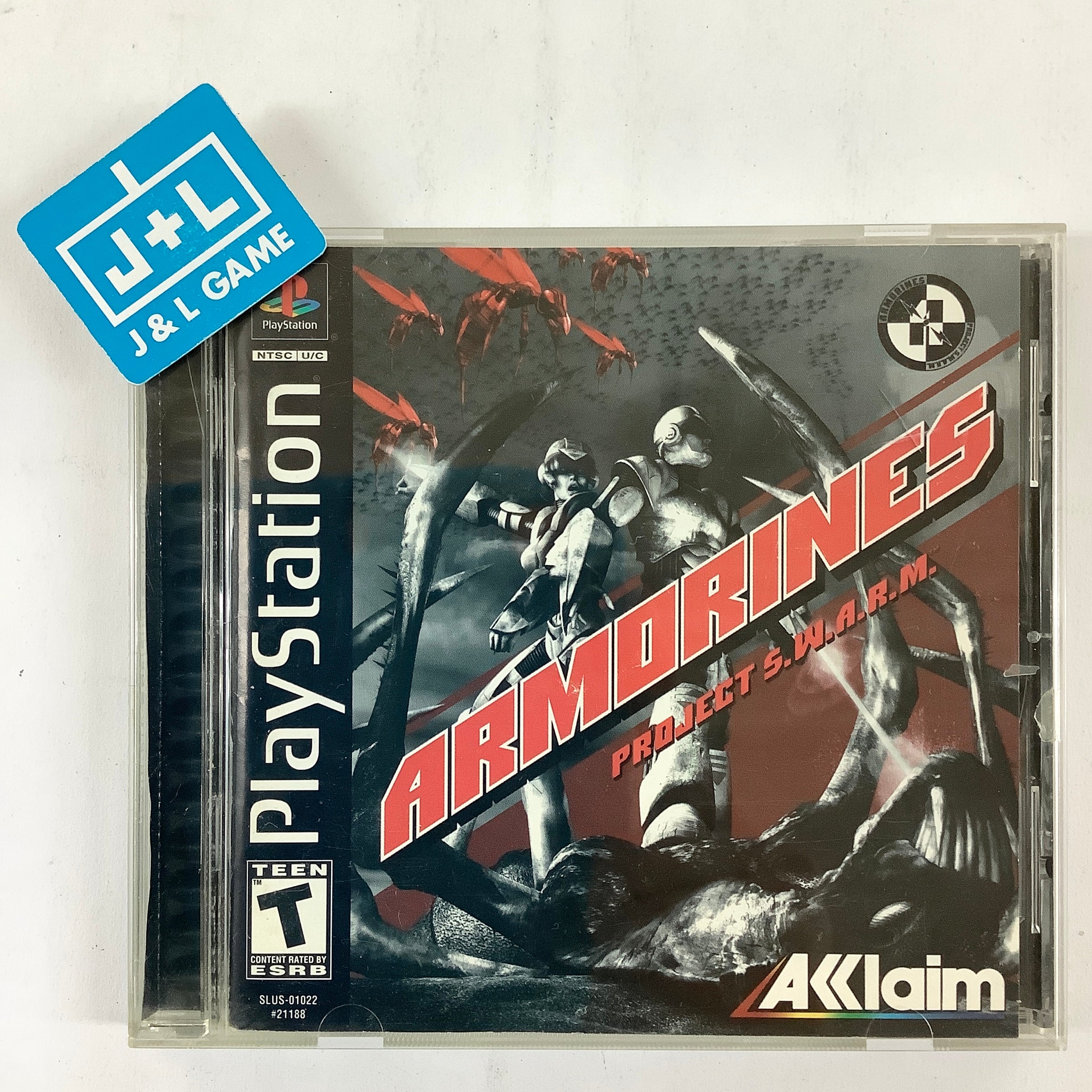 Armorines: Project S.W.A.R.M. - (PS1) PlayStation 1 [Pre-Owned] Video Games Acclaim   