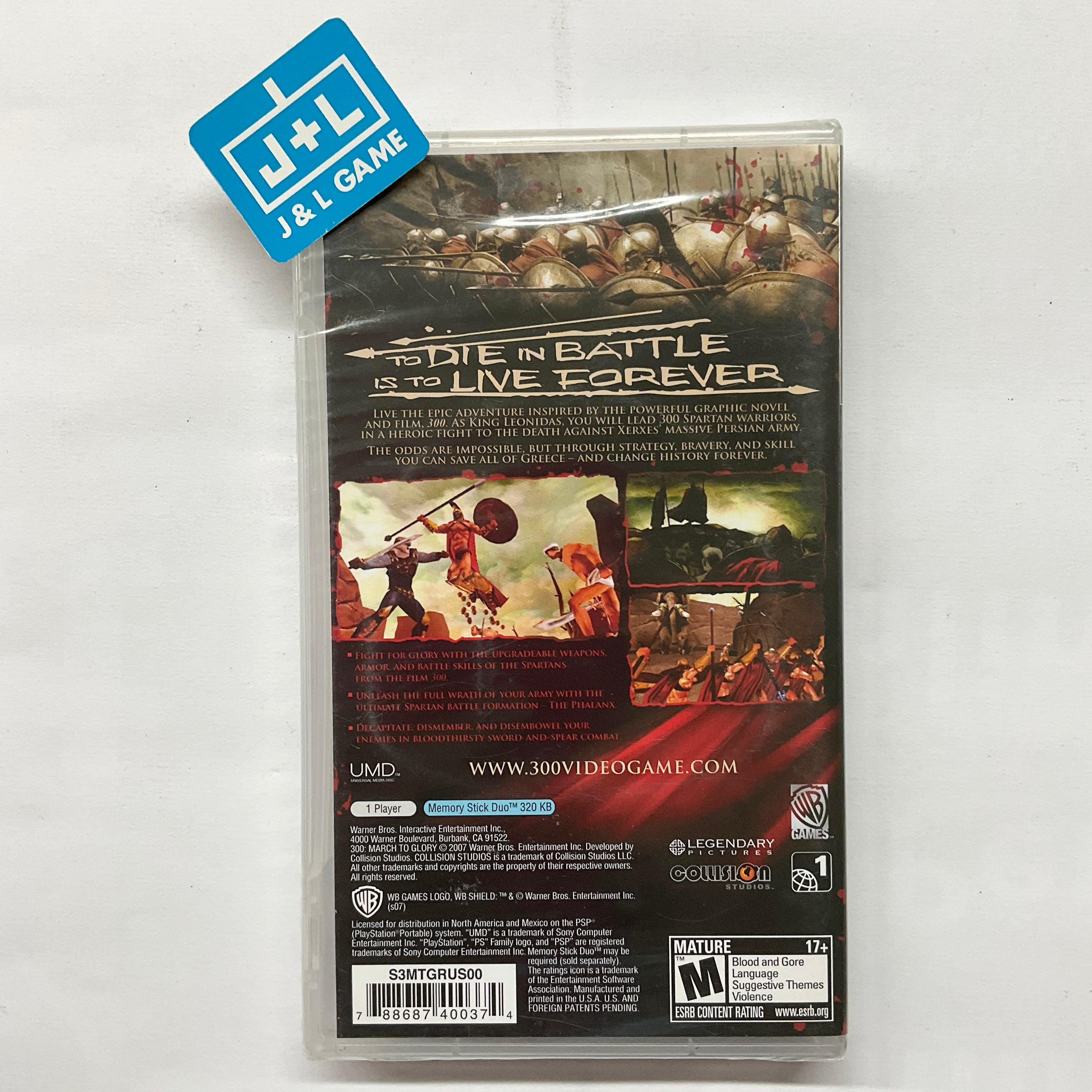 300: March to Glory - Sony PSP Video Games WB Games   