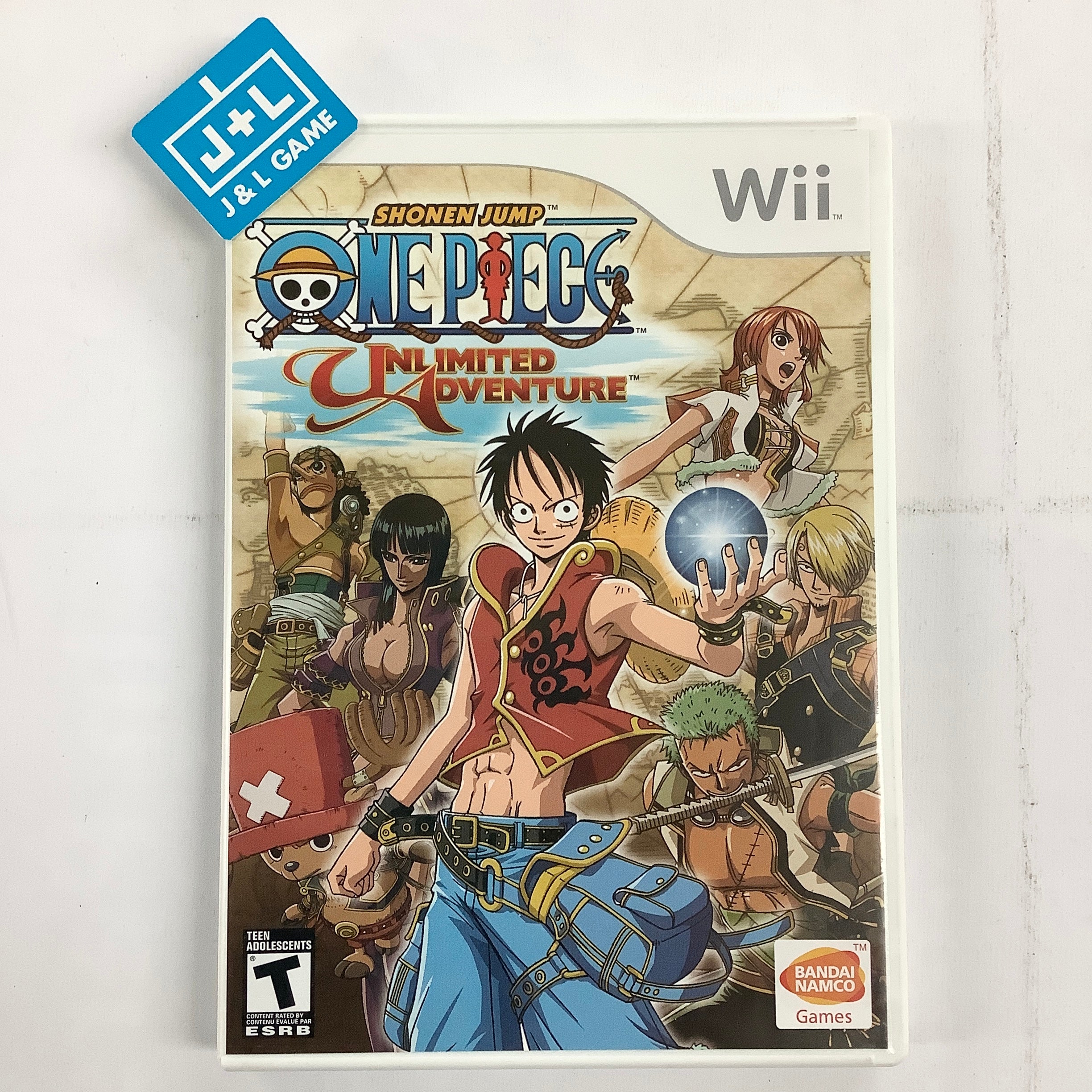 One Piece: Unlimited Adventure - Nintendo Wii [Pre-Owned] Video Games Namco Bandai Games   