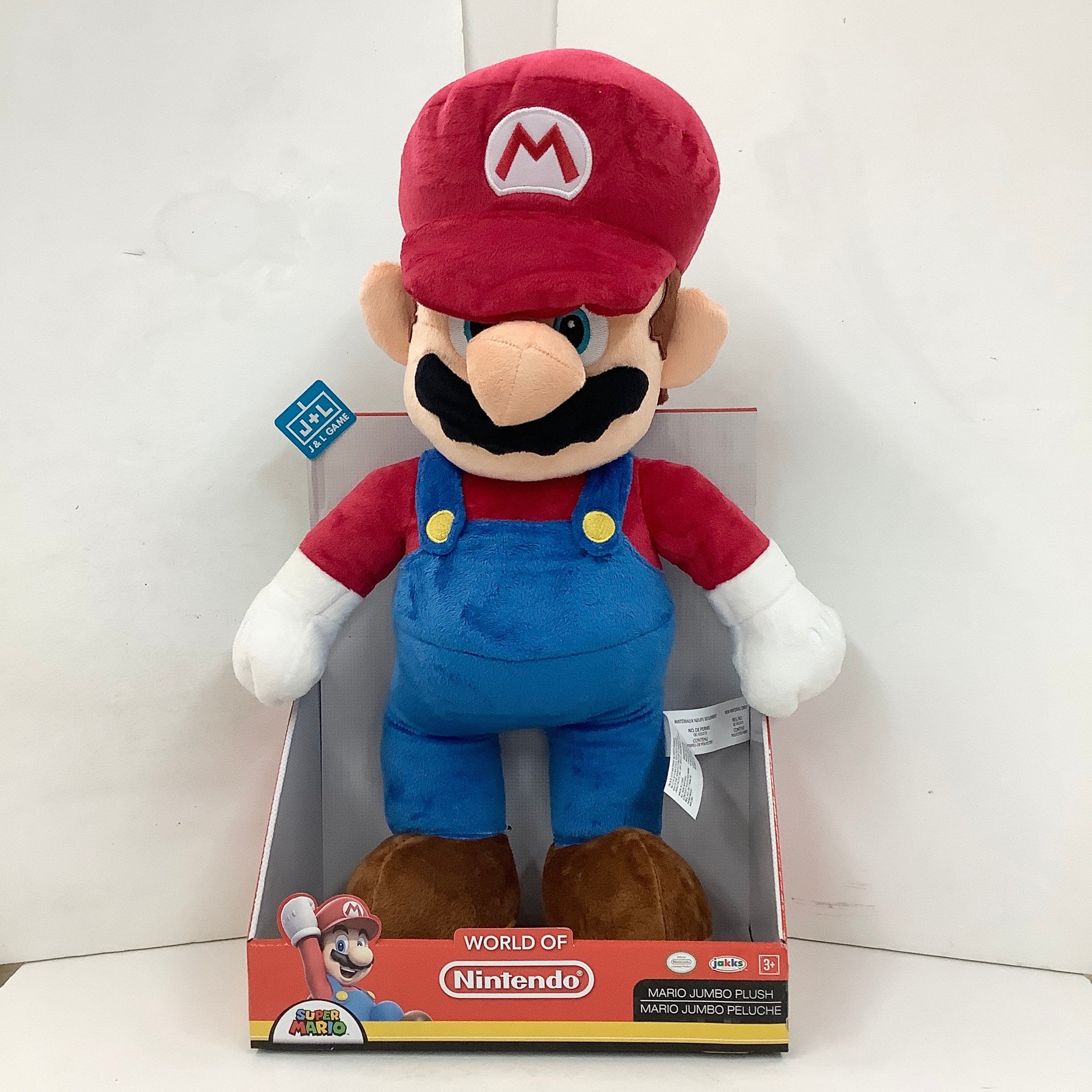 World of Nintendo Jumbo Plush  (Mario) - Toys Toy World of Nintendo   