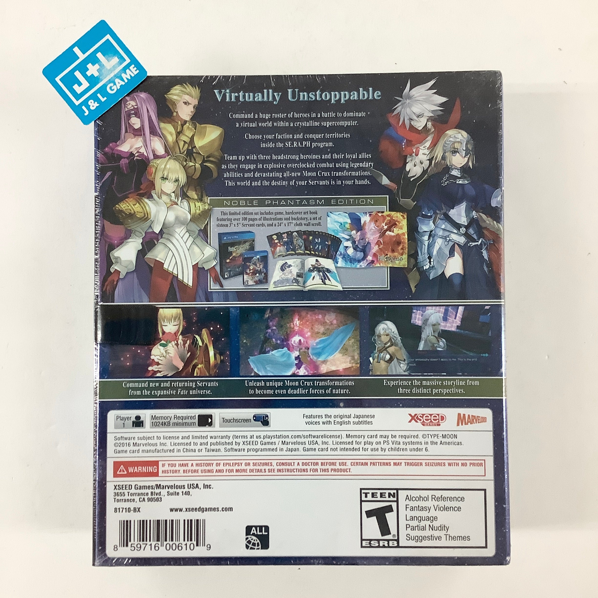 Fate/Extella: The Umbral Star (Noble Phantasm Edition) - (PSV) PlayStation Vita Video Games XSEED Games   