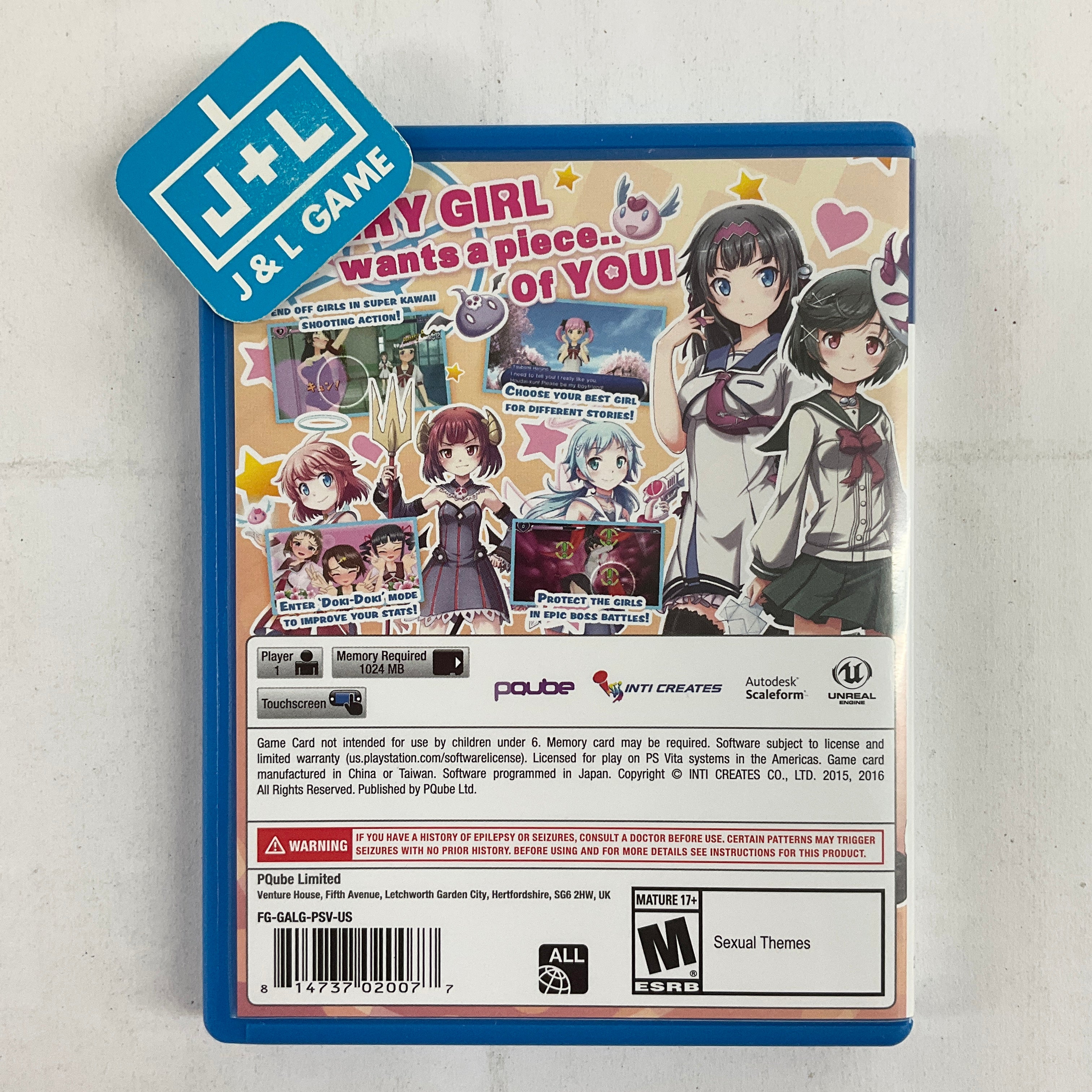 Gal*Gun: Double Peace - (PSV) PlayStation Vita [Pre-Owned] Video Games PQube   