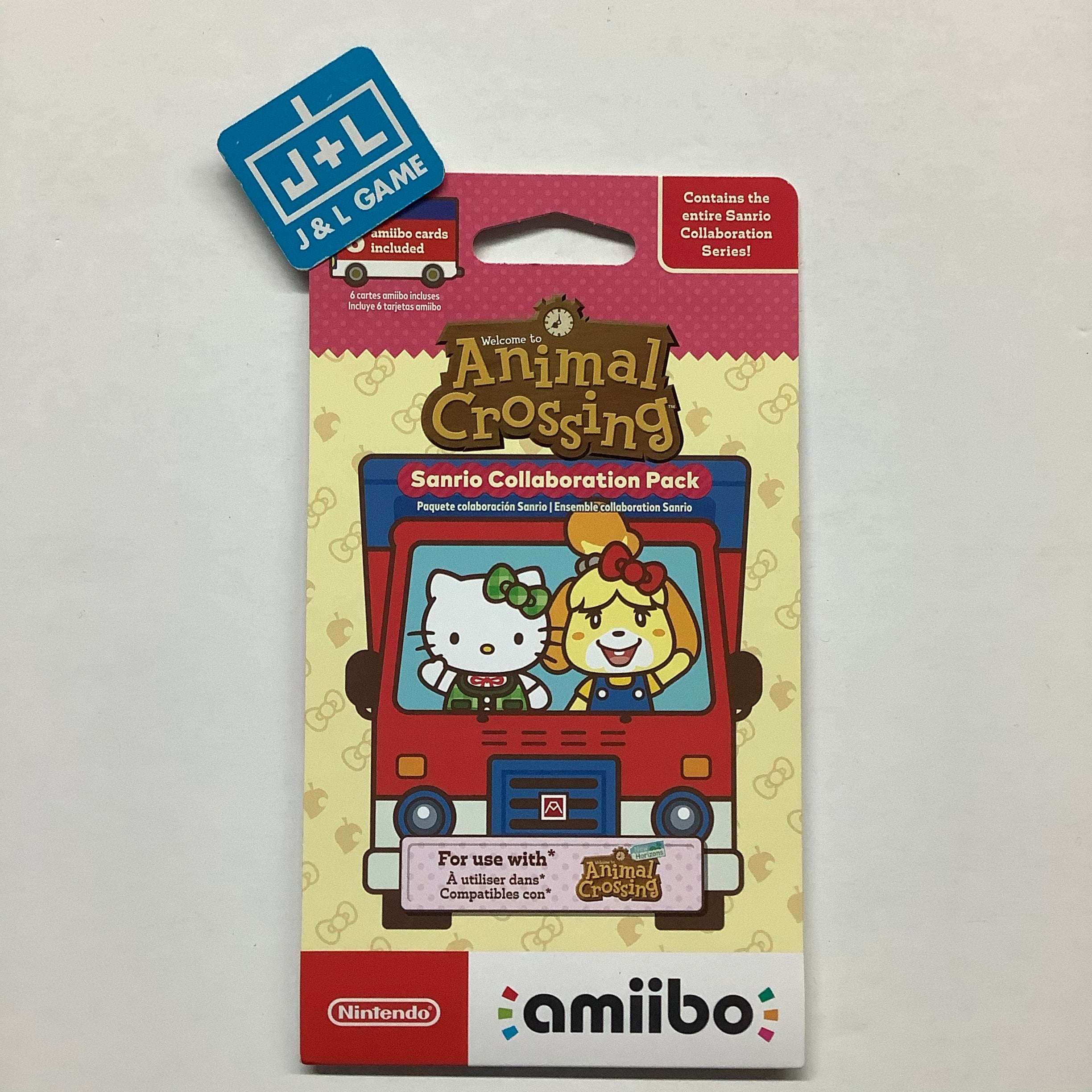 Animal Crossing Cards - Sanrio Collaboration Pack (Pack of 6 cards) - Nintendo Amiibo Amiibo Nintendo   