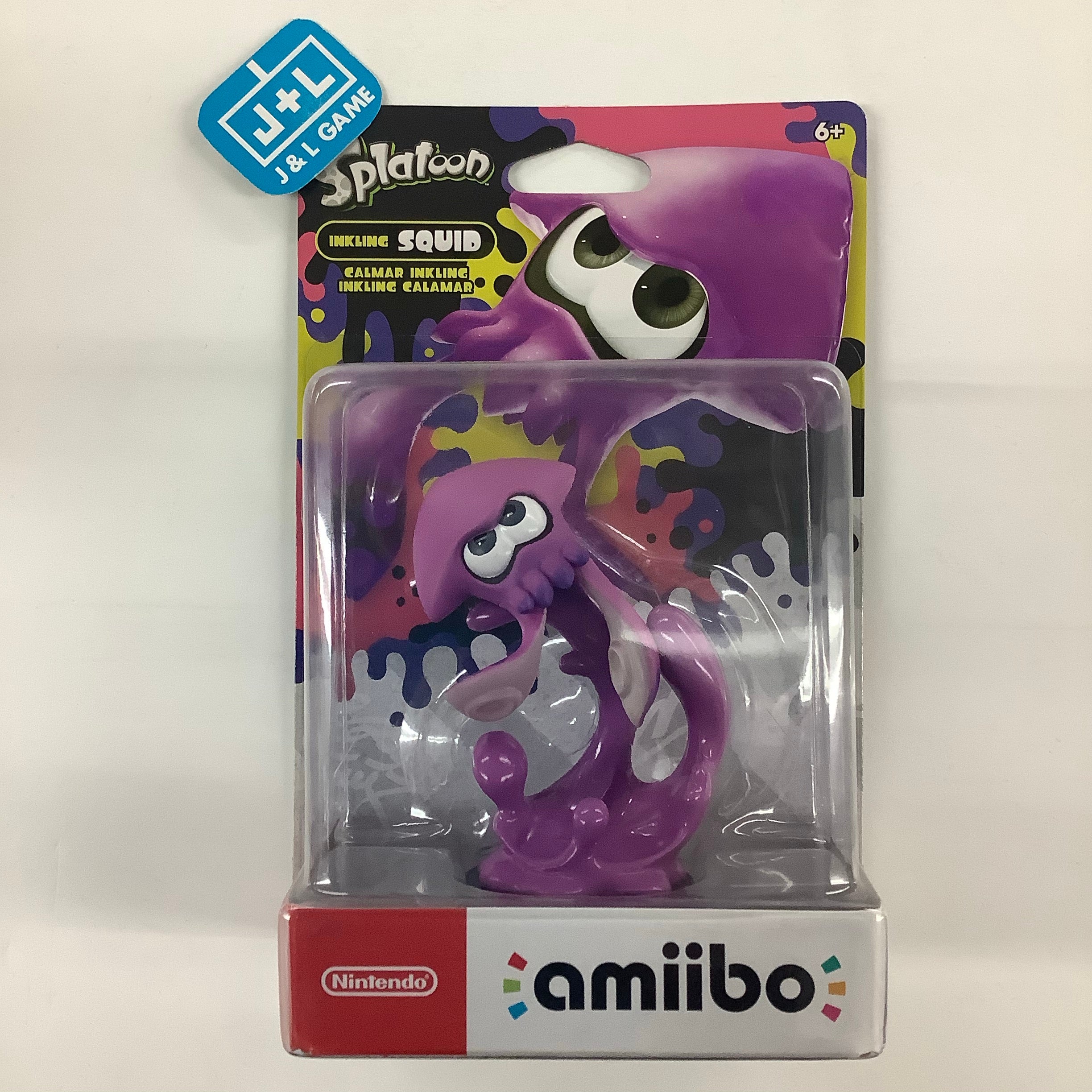 Inkling Squid (Neon Purple) (Splatoon series) - Nintendo Switch Amiibo Amiibo Nintendo   