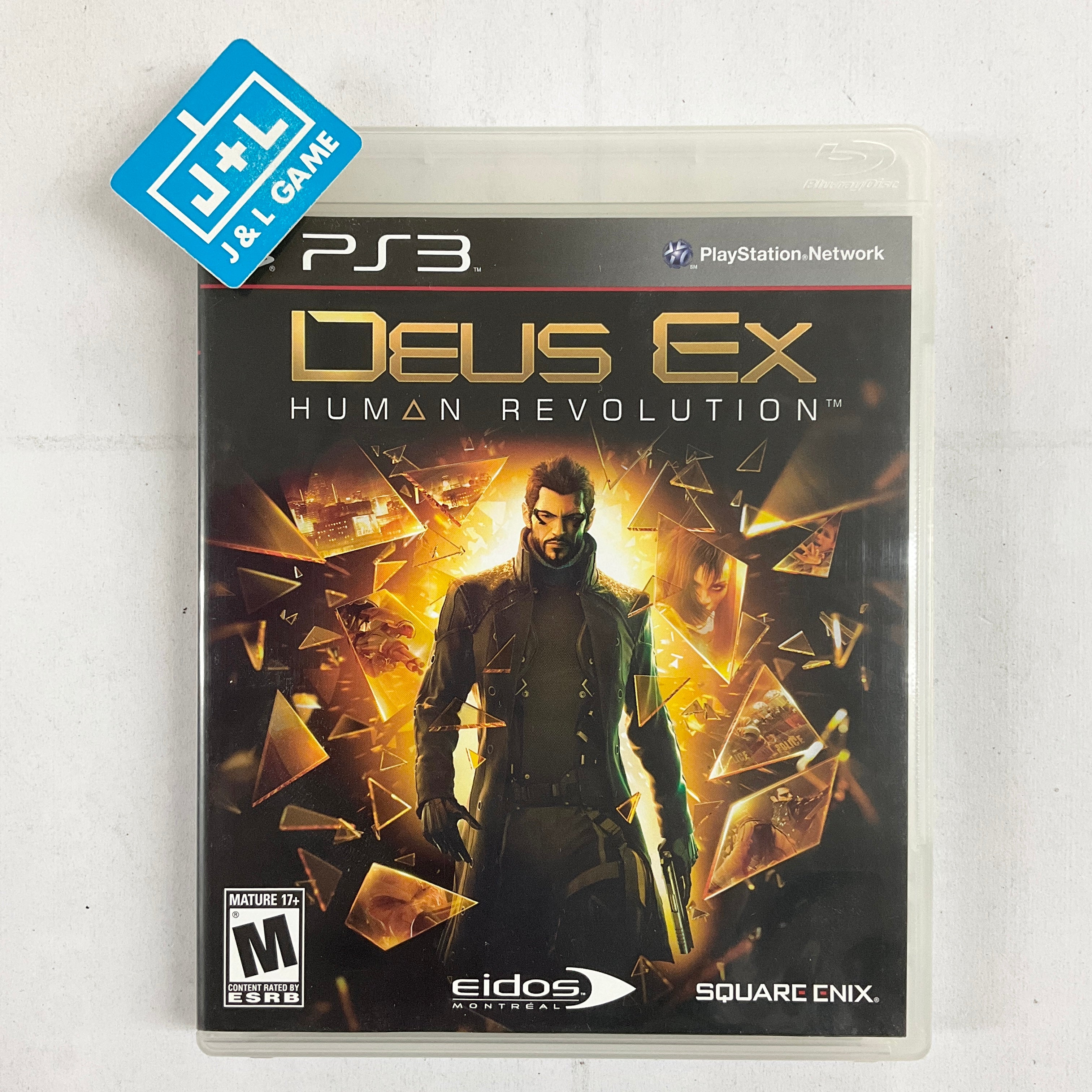 Deus Ex: Human Revolution - (PS3) PlayStation 3 [Pre-Owned] Video Games Square Enix   