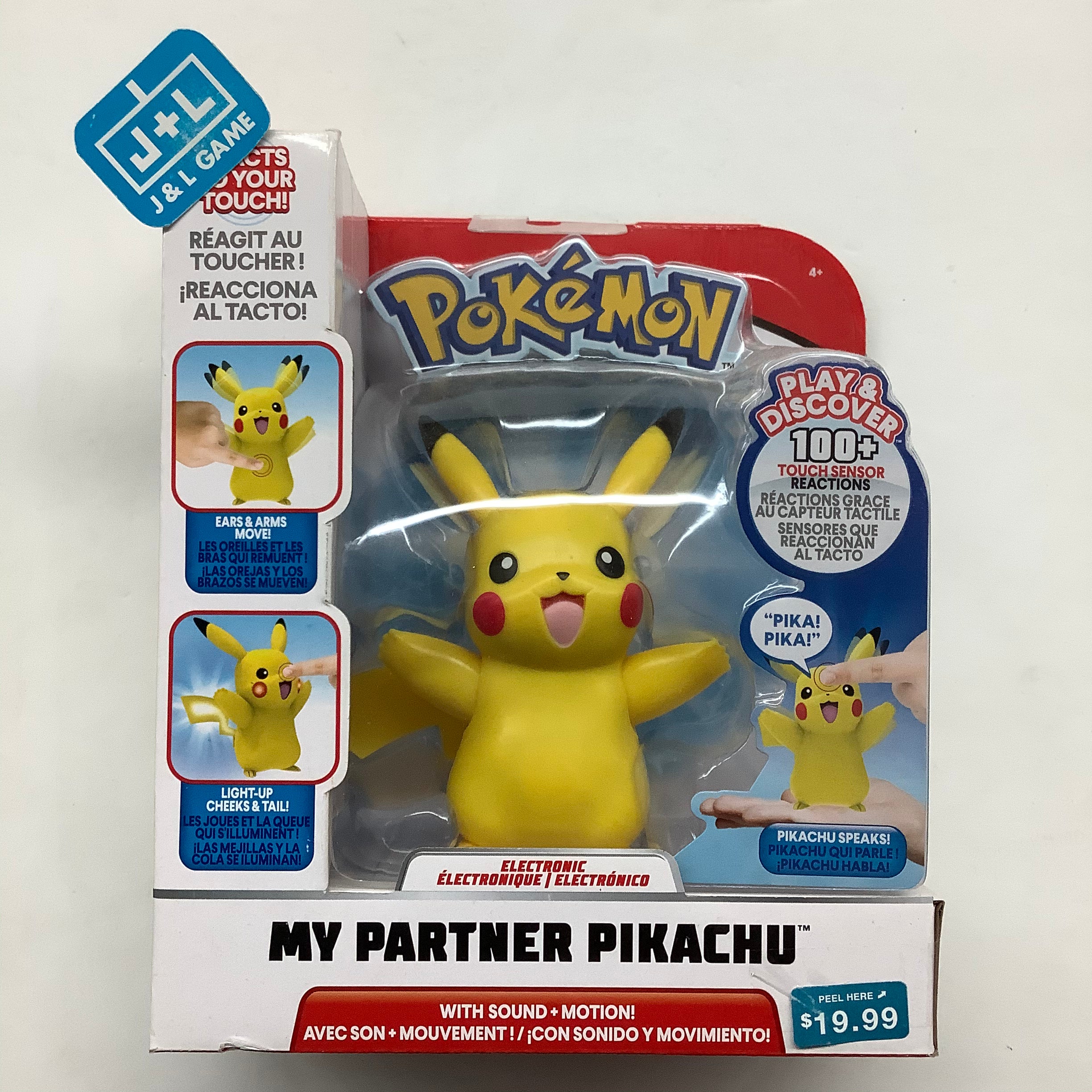 Pokémon Electronic & Interactive My Partner Pikachu Toy Pokemon   