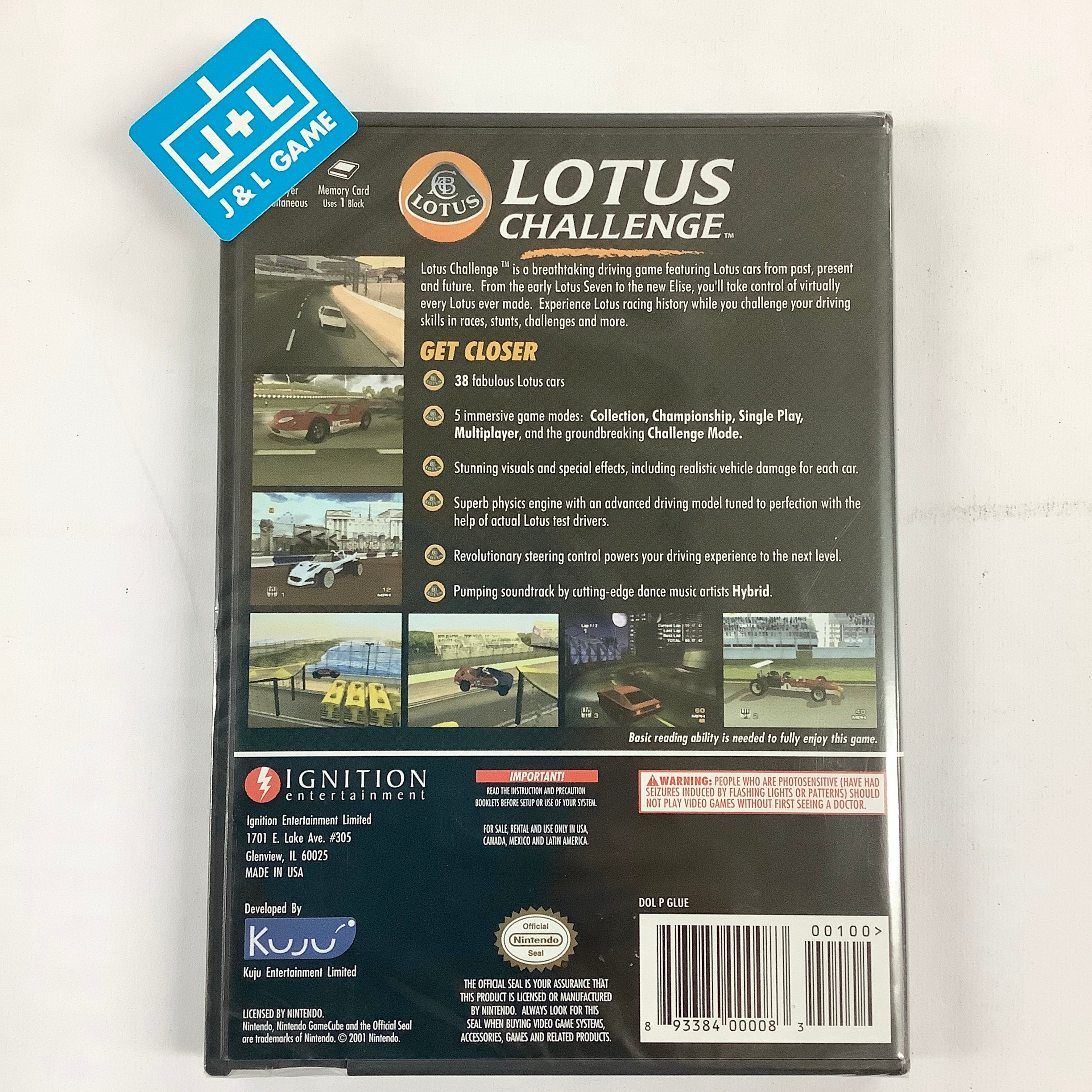 Lotus Challenge - (GC) Nintendo GameCube Video Games Ignition Entertainment   