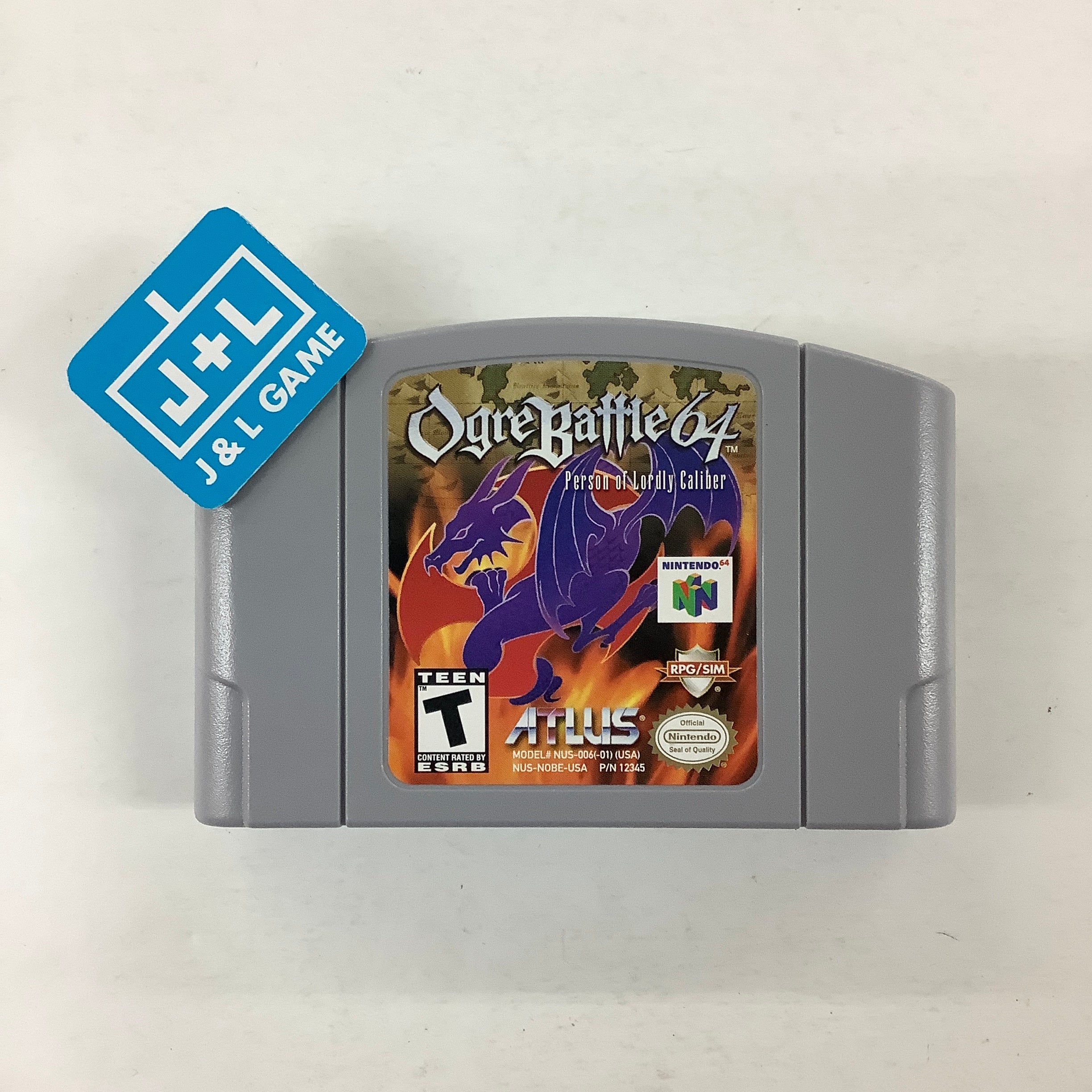 Ogre Battle 64: Person of Lordly Caliber - (N64) Nintendo 64 [Pre-Owned] Video Games Atlus   