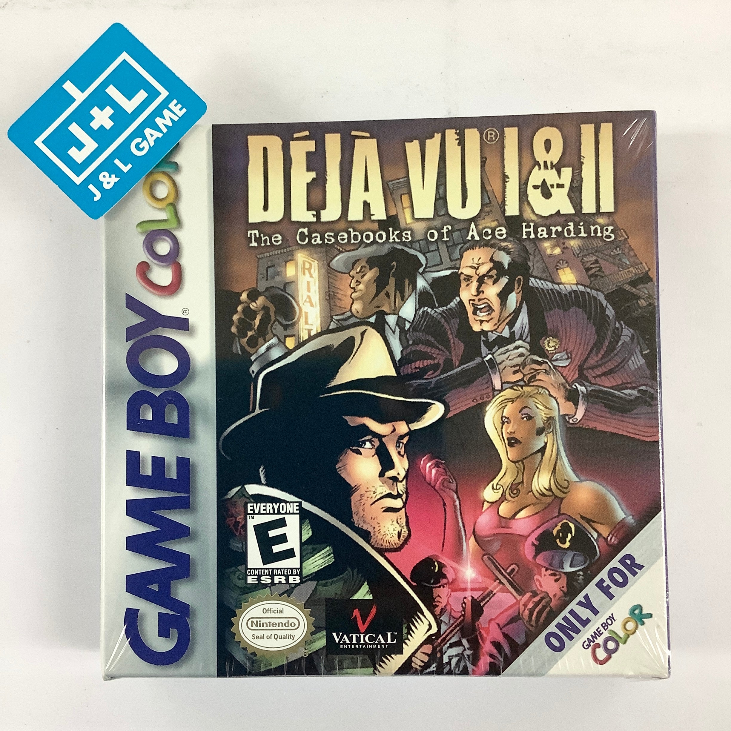 Deja Vu I & II: The Casebooks of Ace Harding - (GBC) Game Boy Color Video Games Vatical Entertainment   