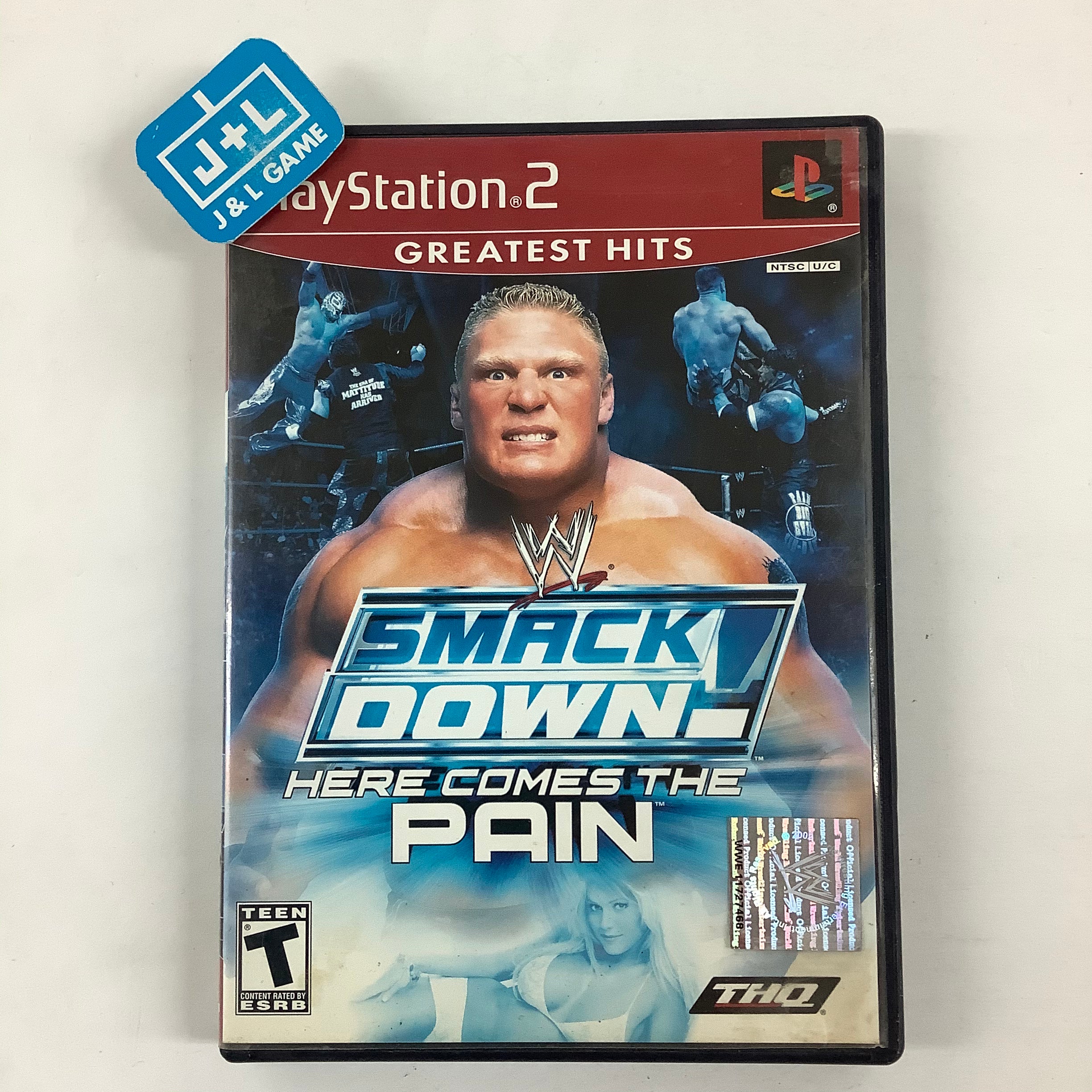 WWE SmackDown! Here Comes the Pain (Greatest Hits) - (PS2) PlayStation 2 [Pre-Owned] Video Games THQ   