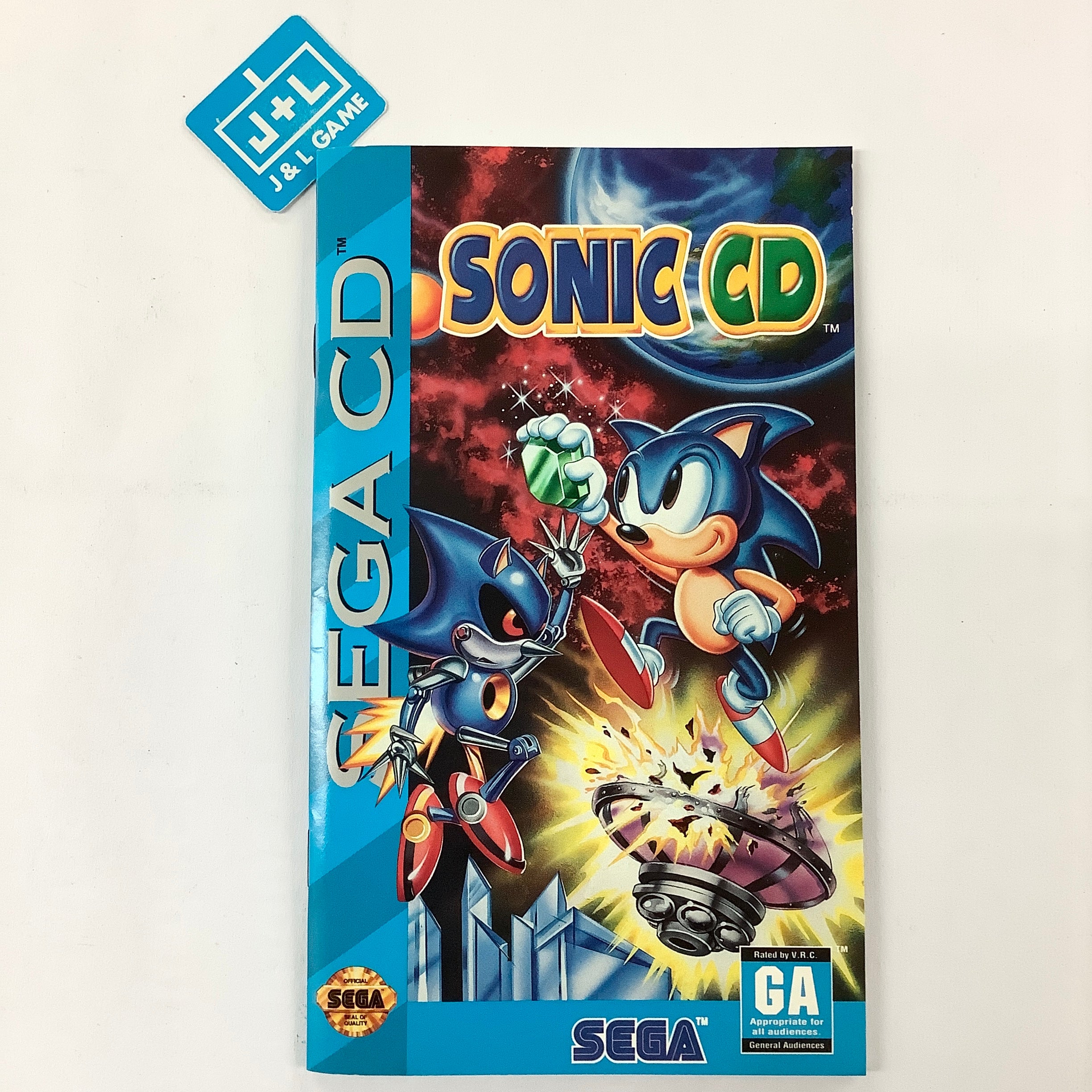 Sonic CD - (SCD) SEGA CD [Pre-Owned] Video Games Sega   