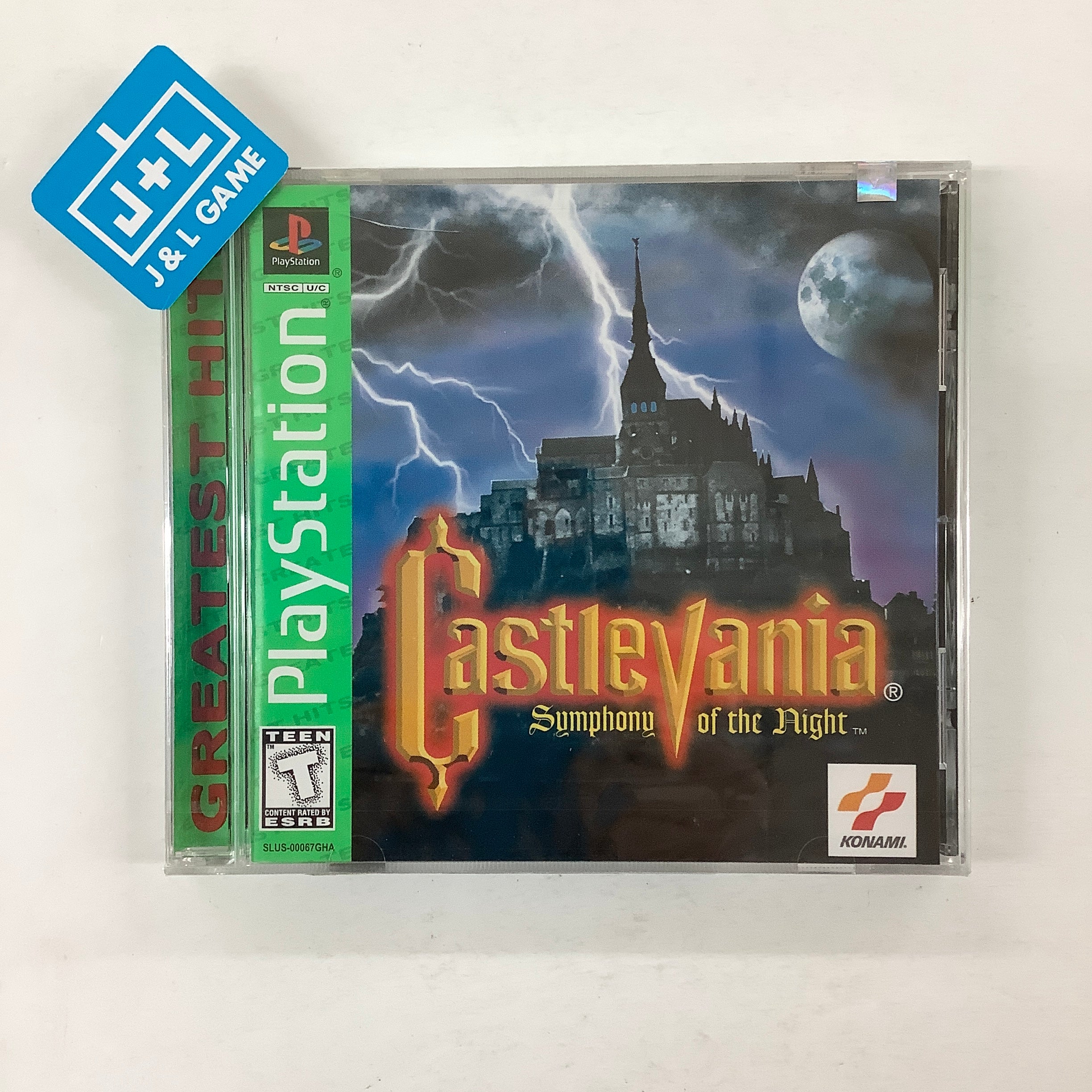 Castlevania: Symphony of the Night (Greatest Hits) - (PS1) PlayStation 1 Video Games Konami   