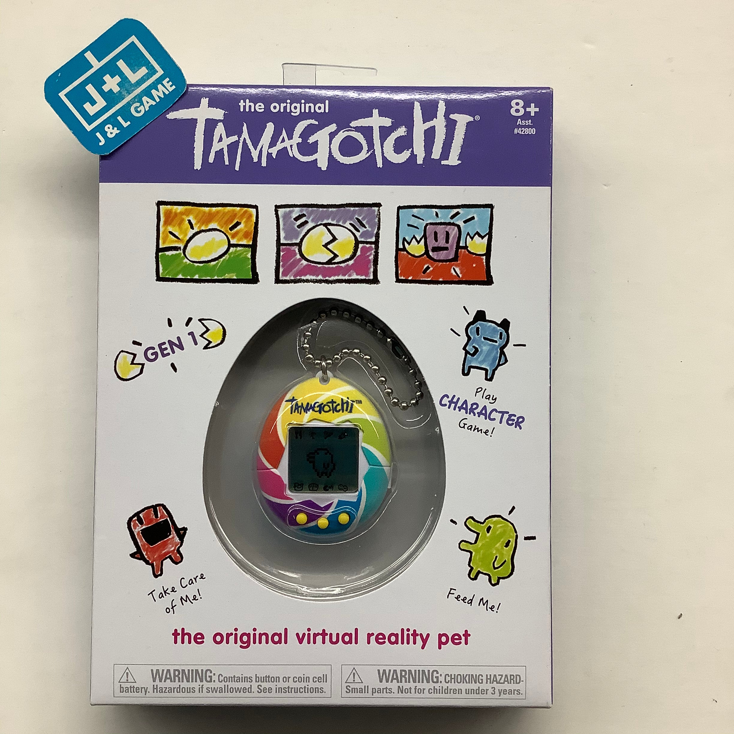 The Original Tamagotchi (Candy Swirl) - Tamagotchi Toy Tamagotchi   