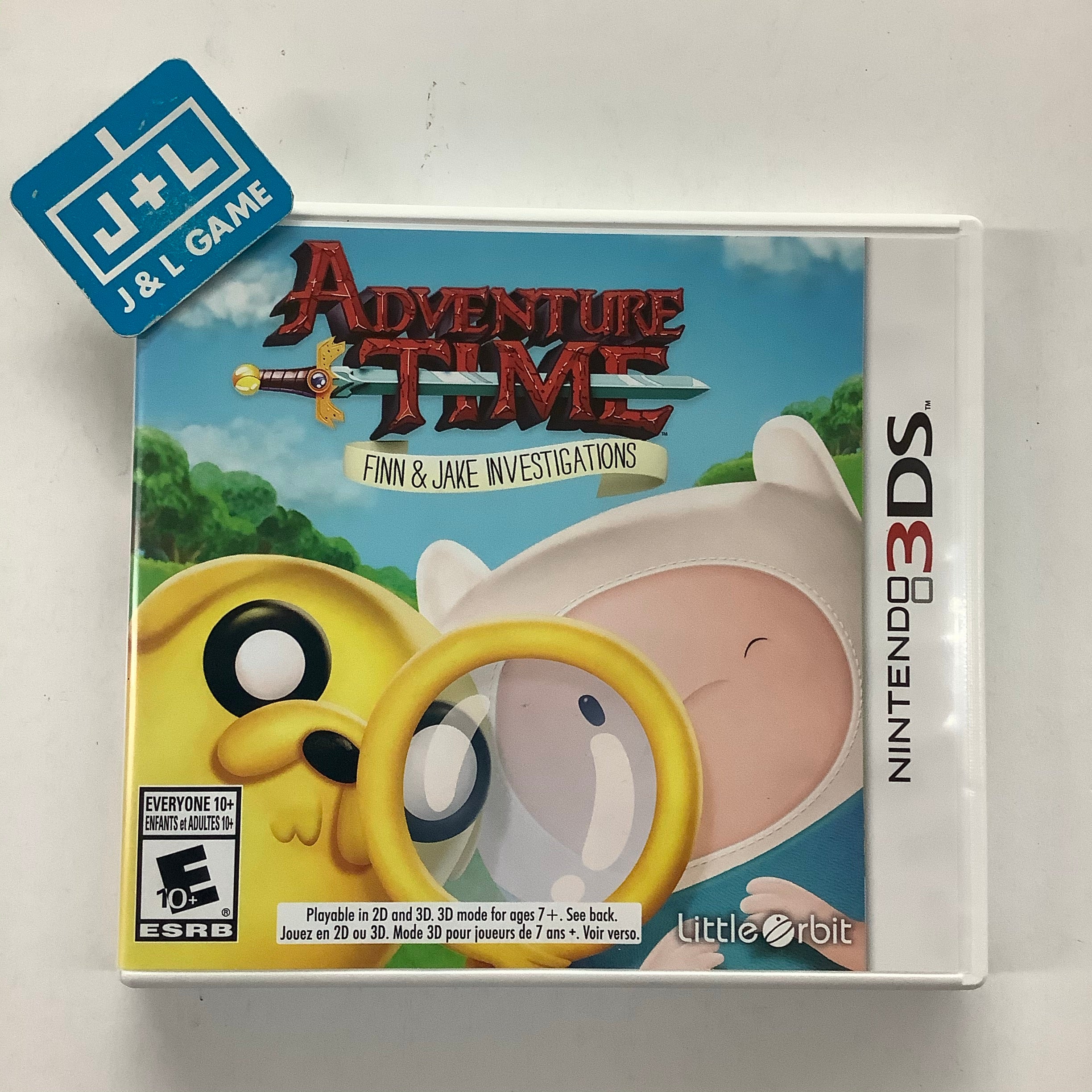 Adventure Time: Finn and Jake Investigations - Nintendo 3DS [Pre-Owned] Video Games Little Orbit   