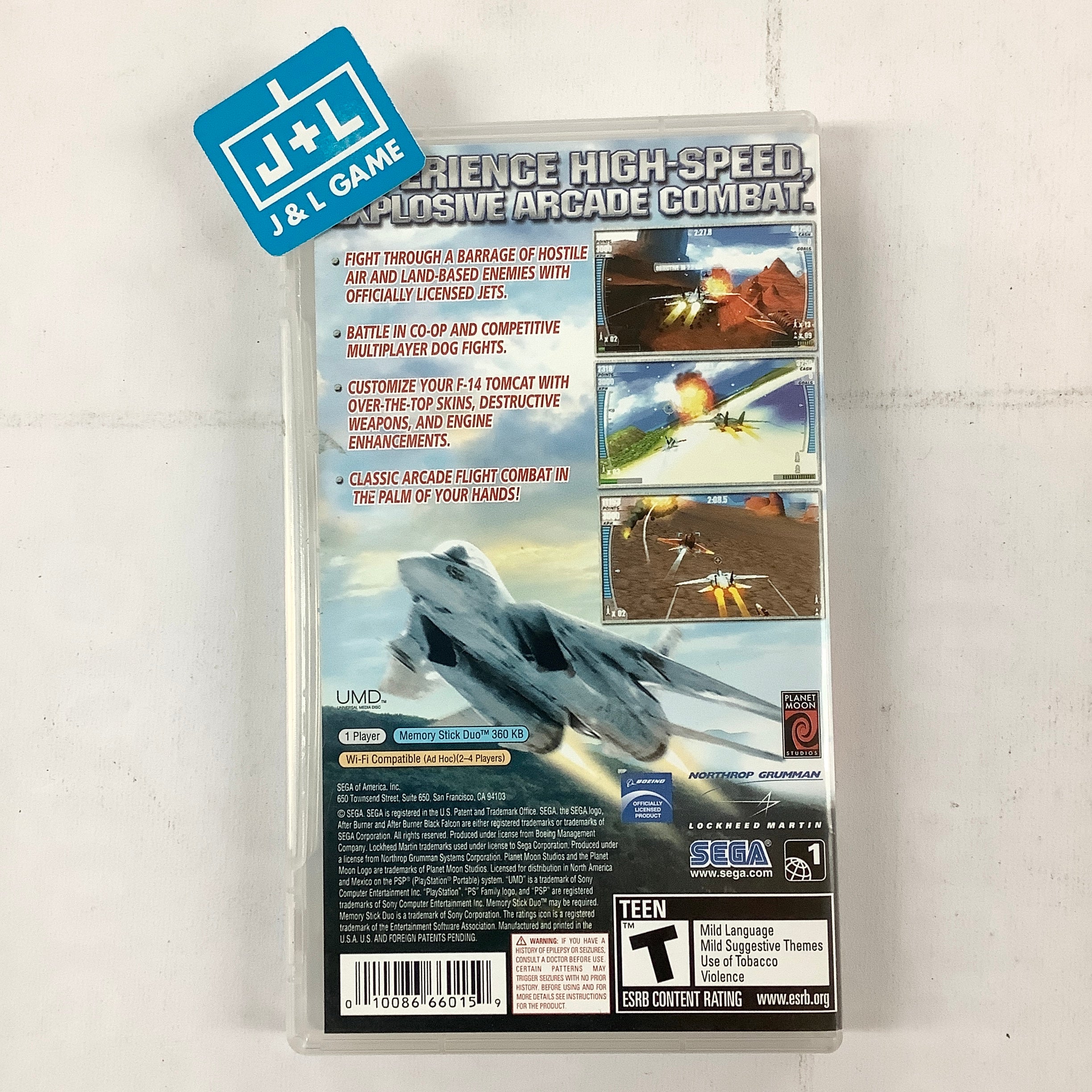 After Burner: Black Falcon - Sony PSP [Pre-Owned] Video Games Sega   