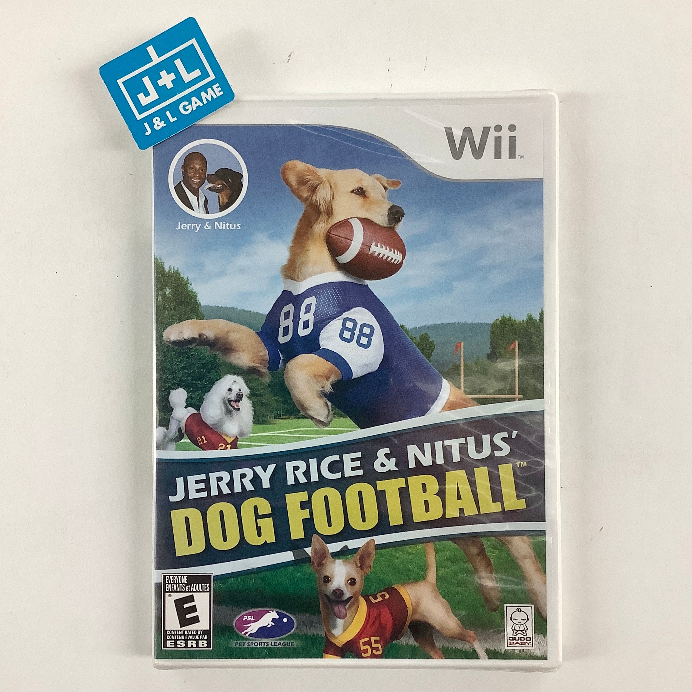 Jerry Rice & Nitus' Dog Football - Nintendo Wii Video Games Tommo   