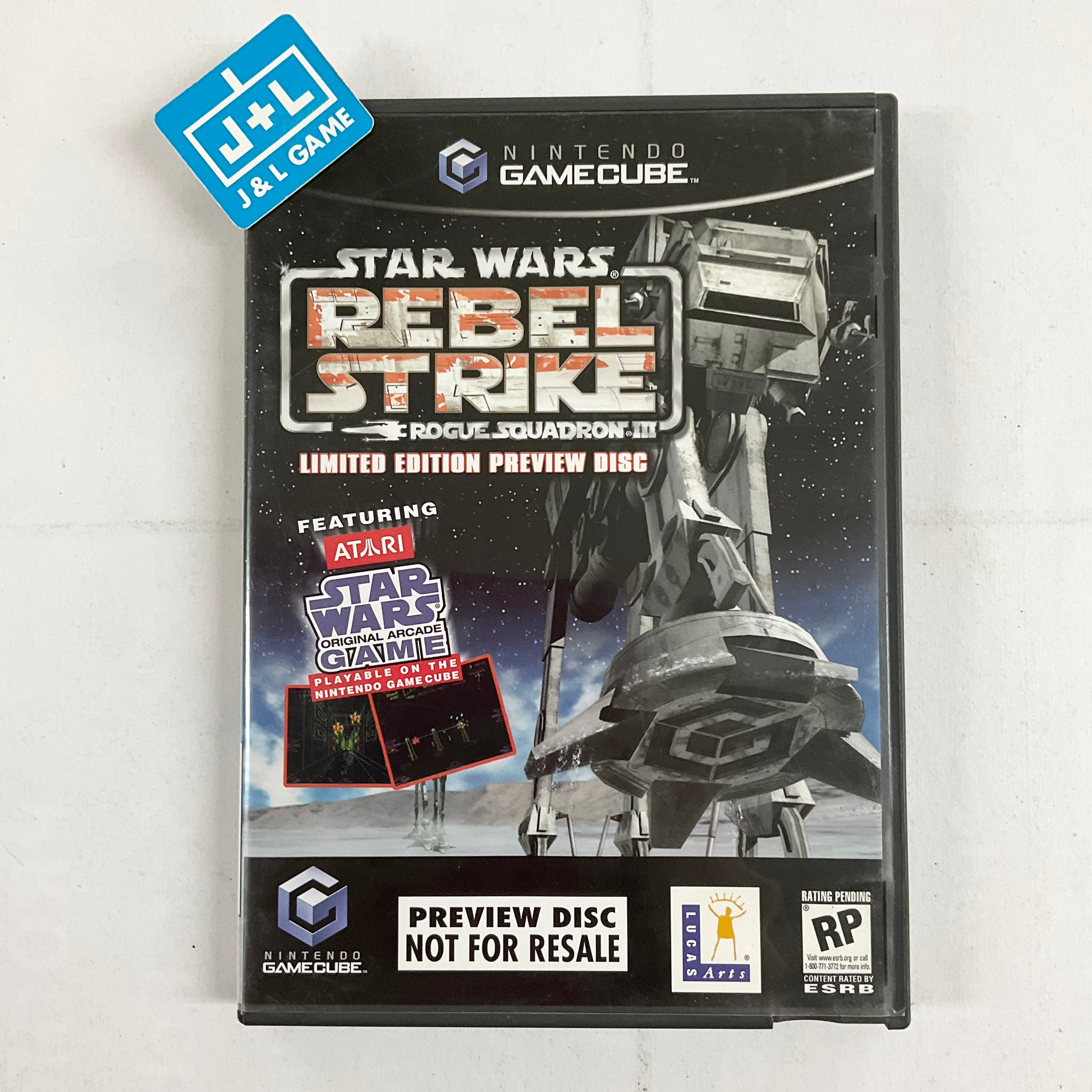 Star Wars Rogue Squadron III: Rebel Strike (Limited Edition Preview Disc) - (GC) GameCube [Pre-Owned] Video Games LucasArts   