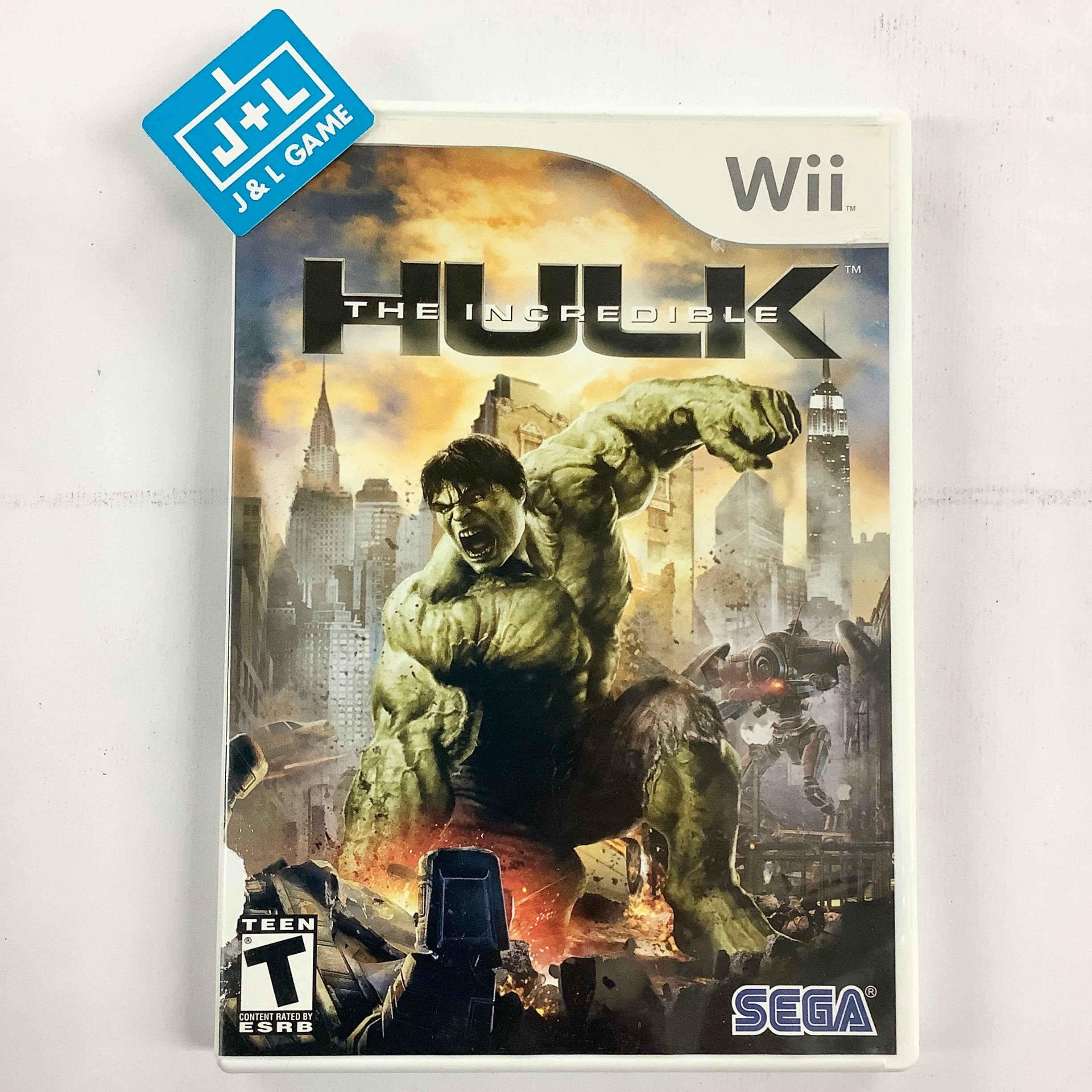 The Incredible Hulk - Nintendo Wii [Pre-Owned] Video Games Sega   