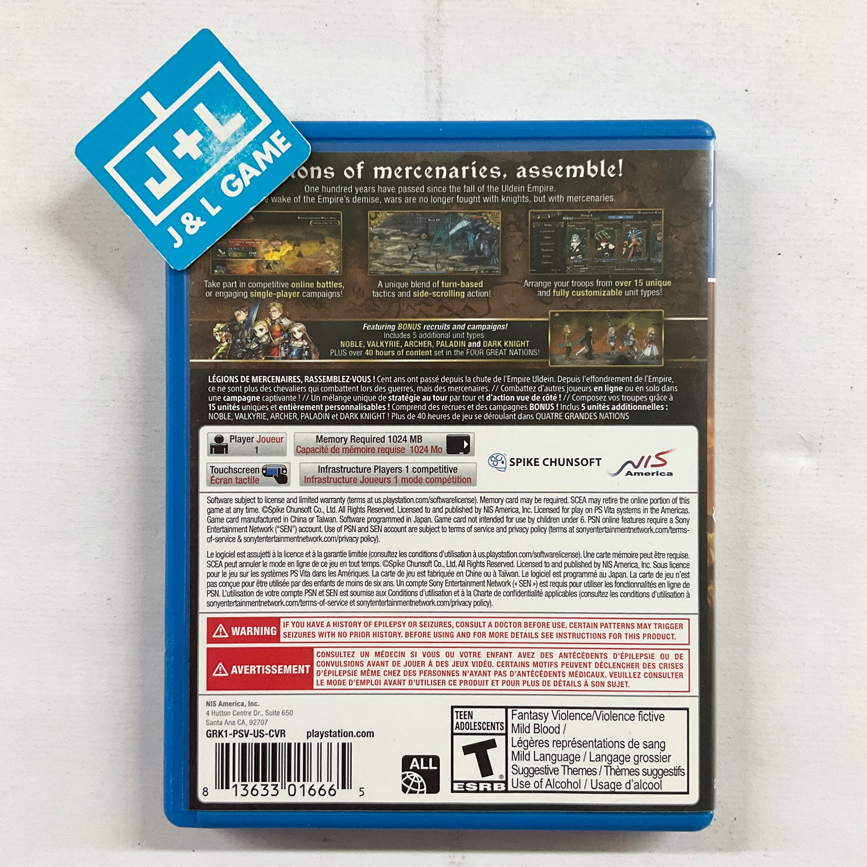 Grand Kingdom - (PSV) PS Vita [Pre-Owned] Video Games NIS America   