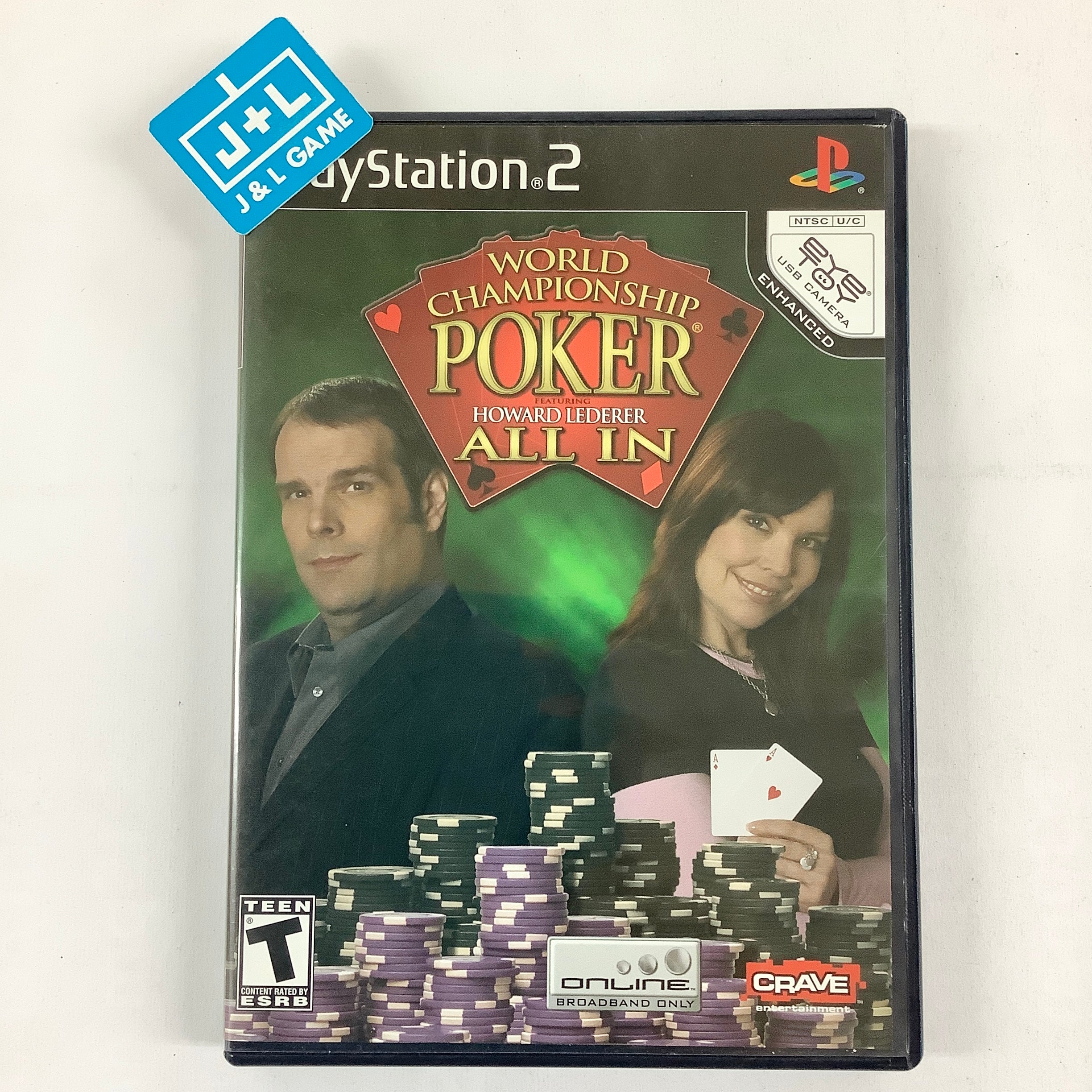 World Championship Poker: Featuring Howard Lederer - All In - (PS2) PlayStation 2 [Pre-Owned] Video Games Crave   