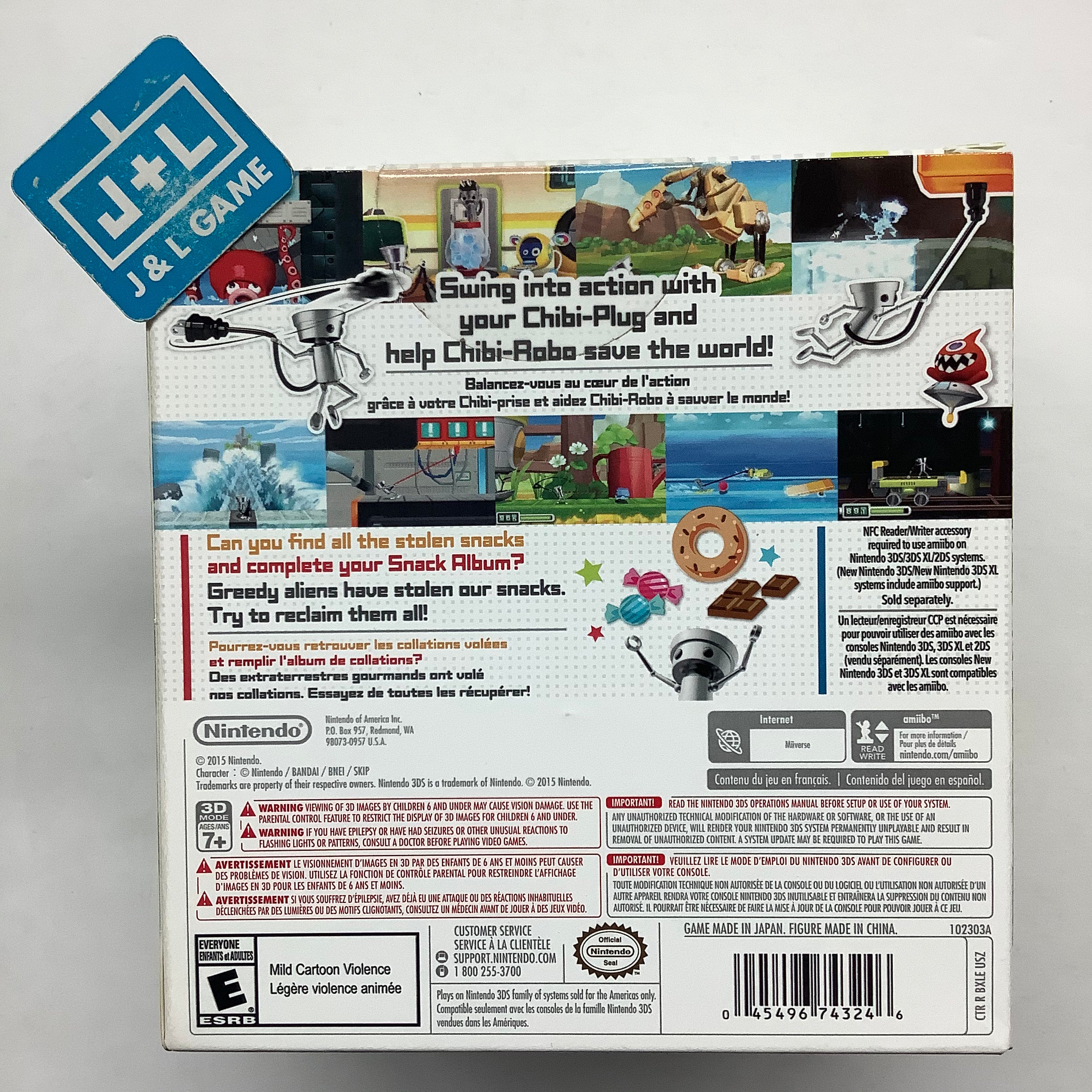 Chibi-Robo!: Zip Lash with Chibi-Robo amiibo bundle - Nintendo 3DS Amiibo Nintendo   