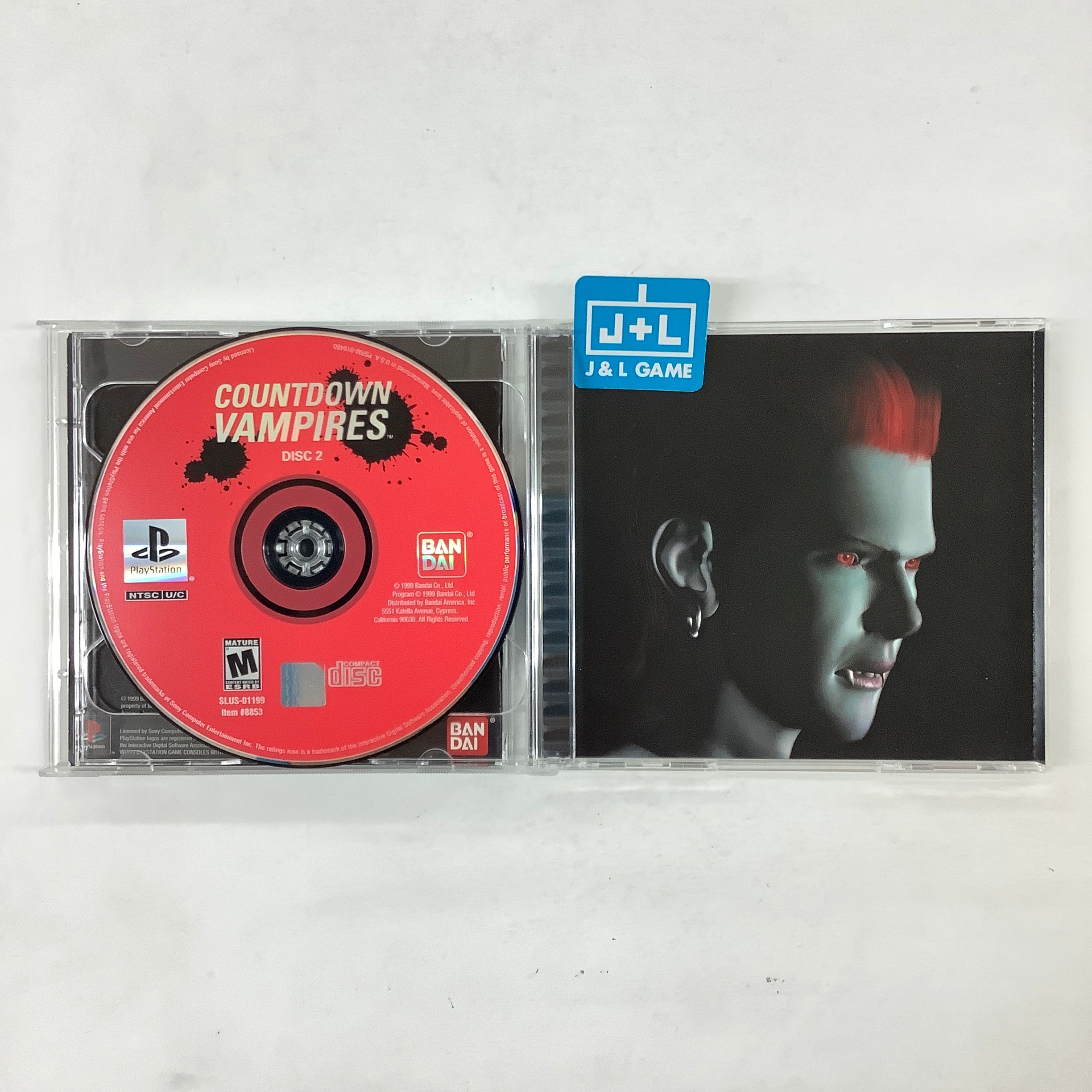 Countdown Vampires - (PS1) PlayStation 1 [Pre-Owned] Video Games Bandai   