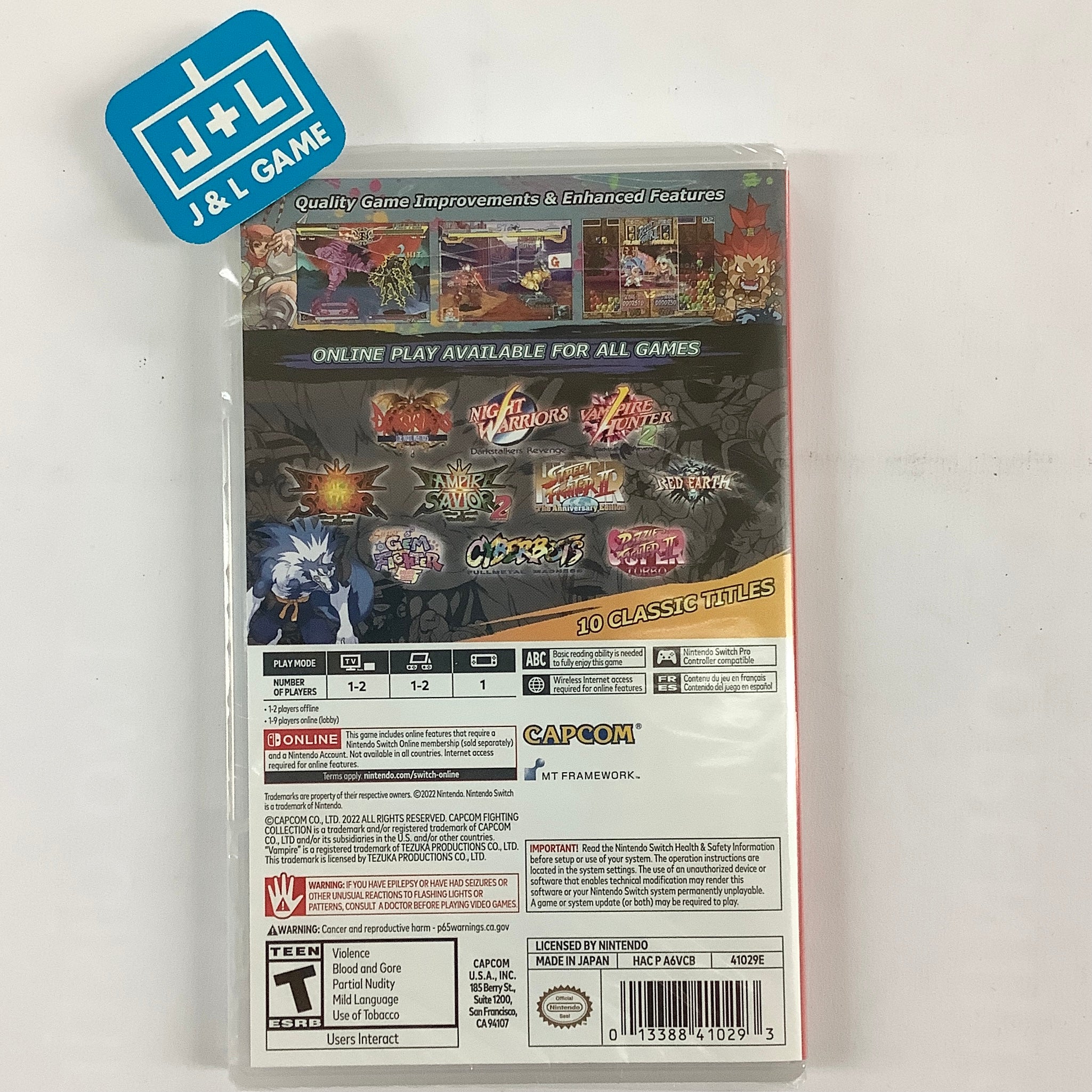 Capcom Fighting Collection - (NSW) Nintendo Switch Video Games Capcom   