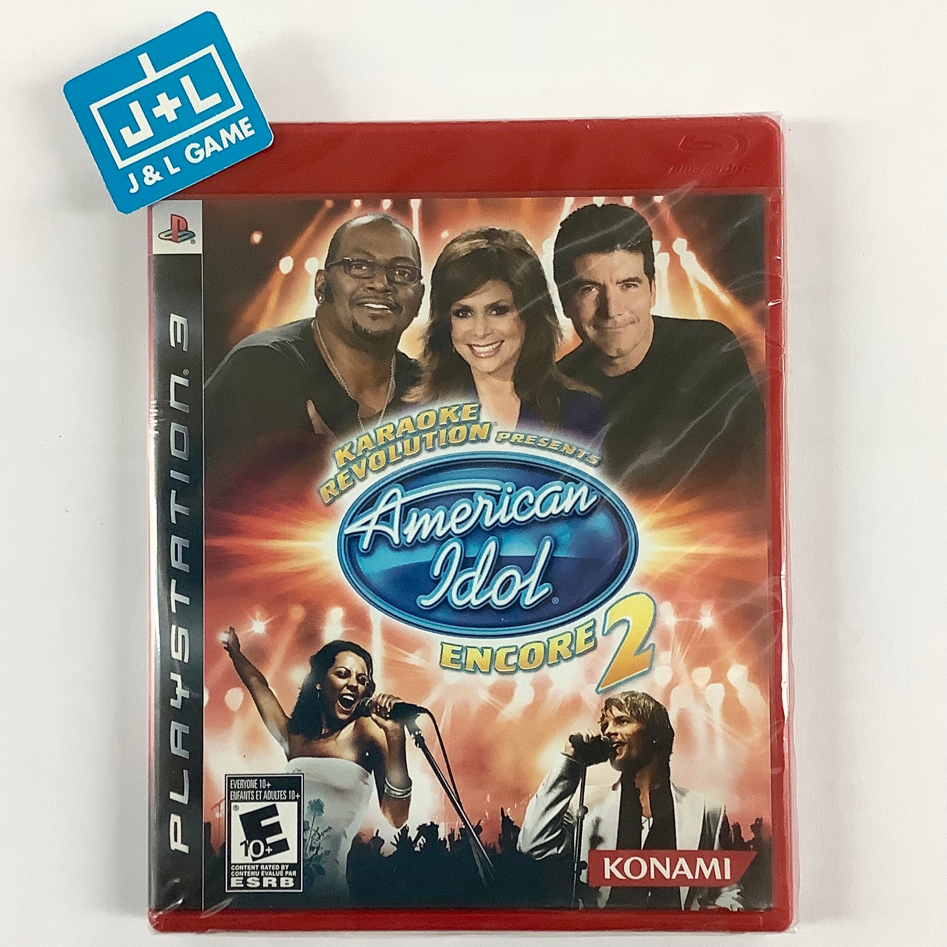 Karaoke Revolution Presents: American Idol Encore 2 (Game Only) (Red Box)  - (PS3) PlayStation 3 Video Games Konami   