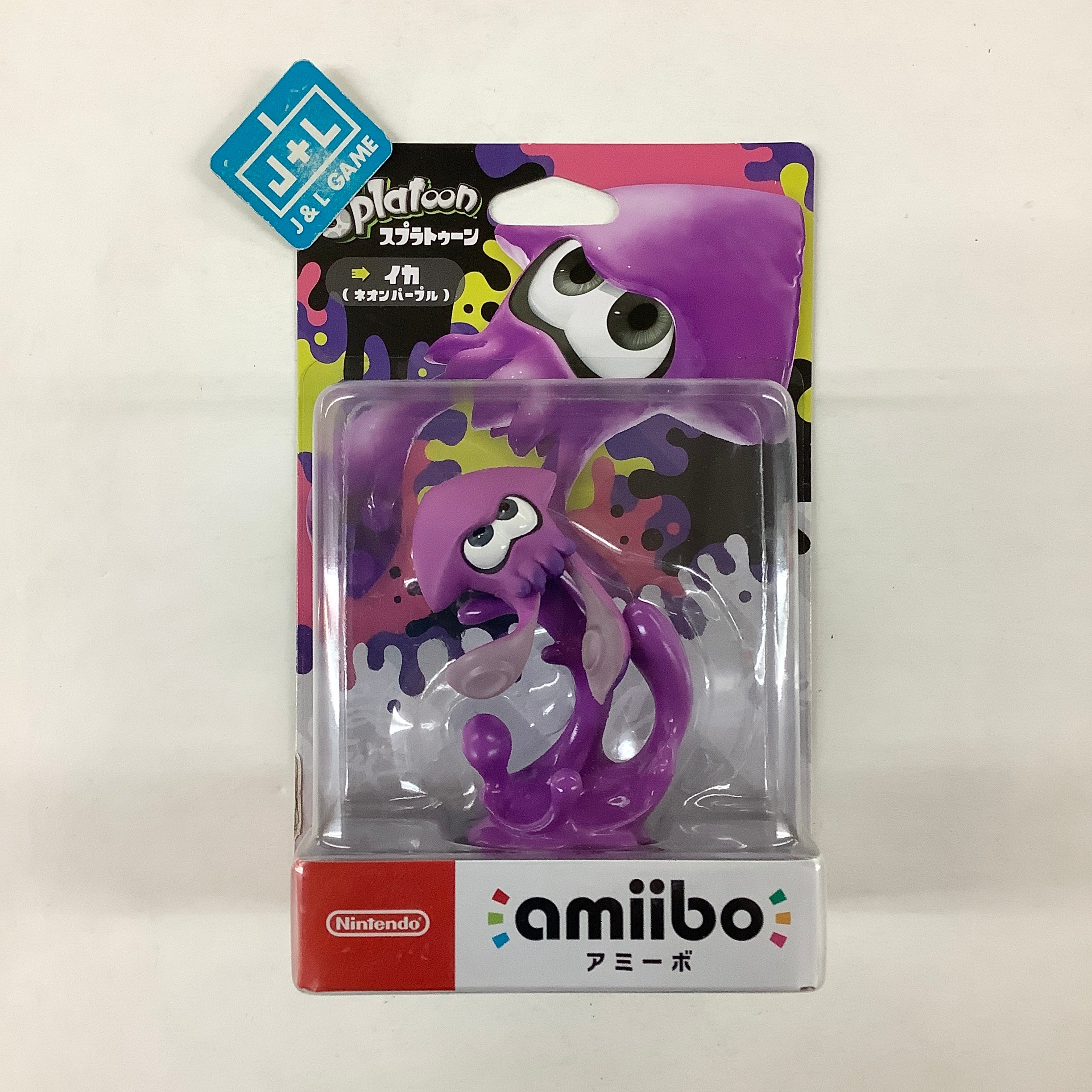 Inkling Squid (Neon Purple) (Splatoon series) - Nintendo Amiibo (Japanese Import) Amiibo Nintendo   