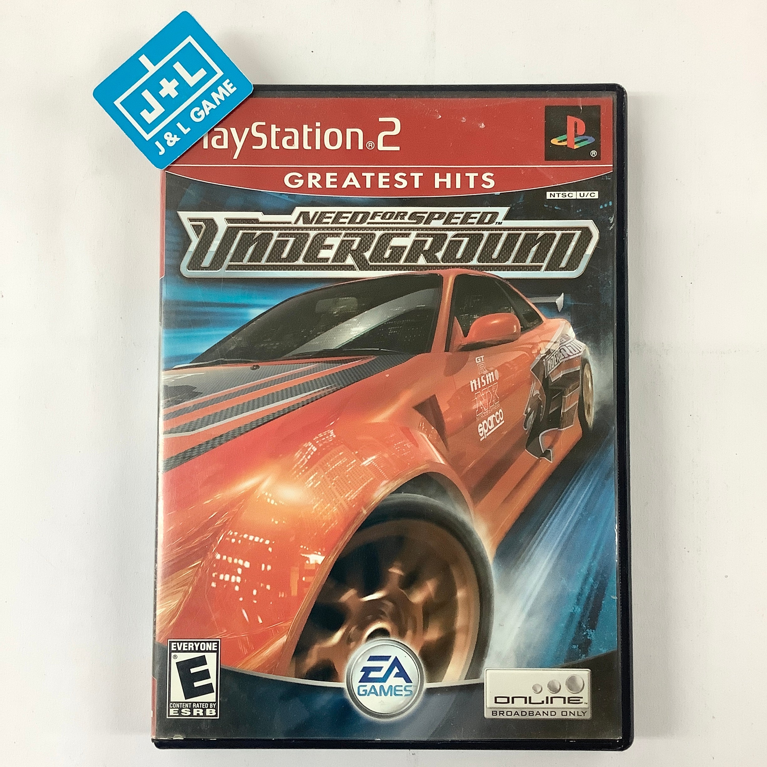 Need for Speed: Underground (Greatest Hits) - (PS2) PlayStation 2 [Pre-Owned] Video Games Electronic Arts   