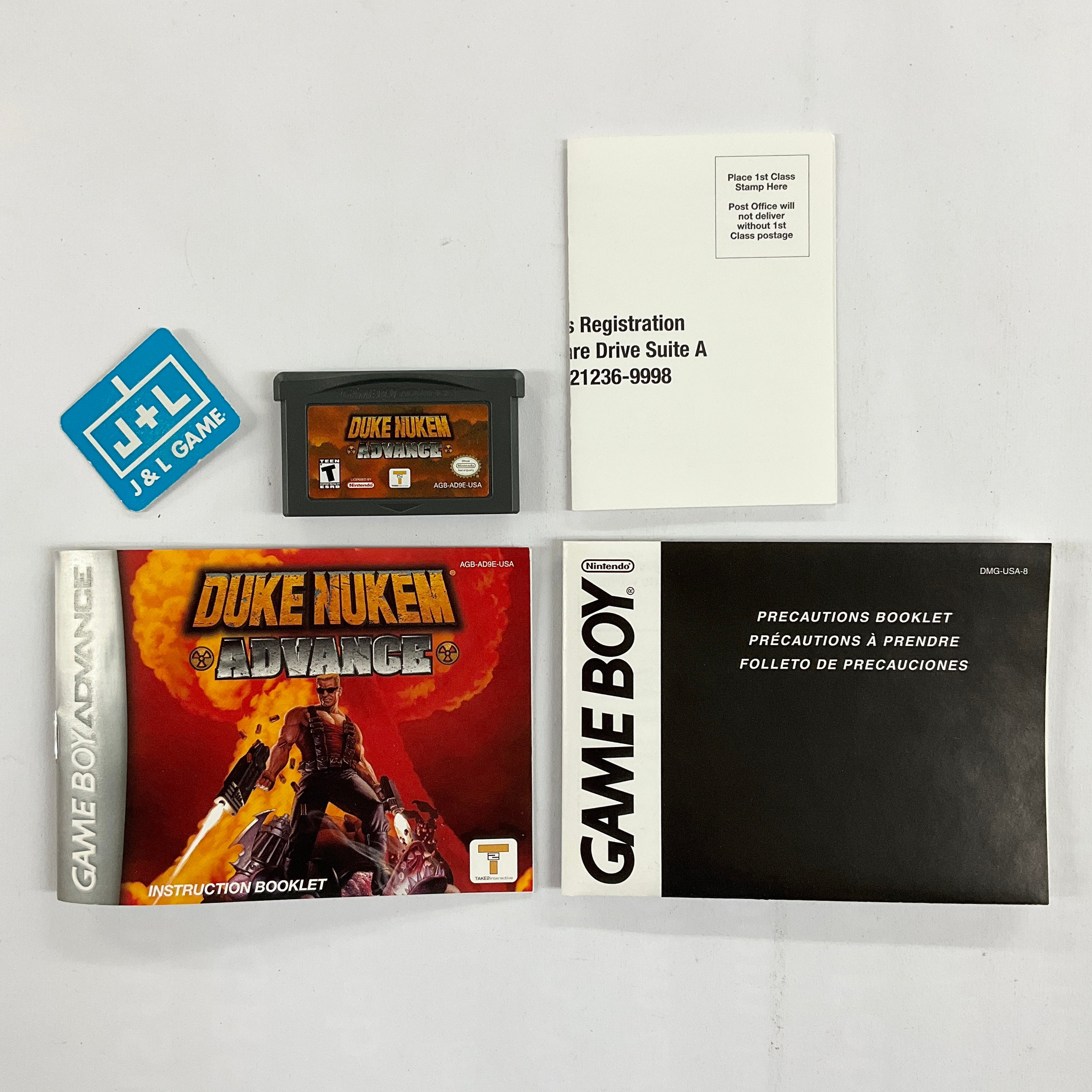 Duke Nukem Advance - (GBA) Game Boy Advance [Pre-Owned] Video Games Take-Two Interactive   