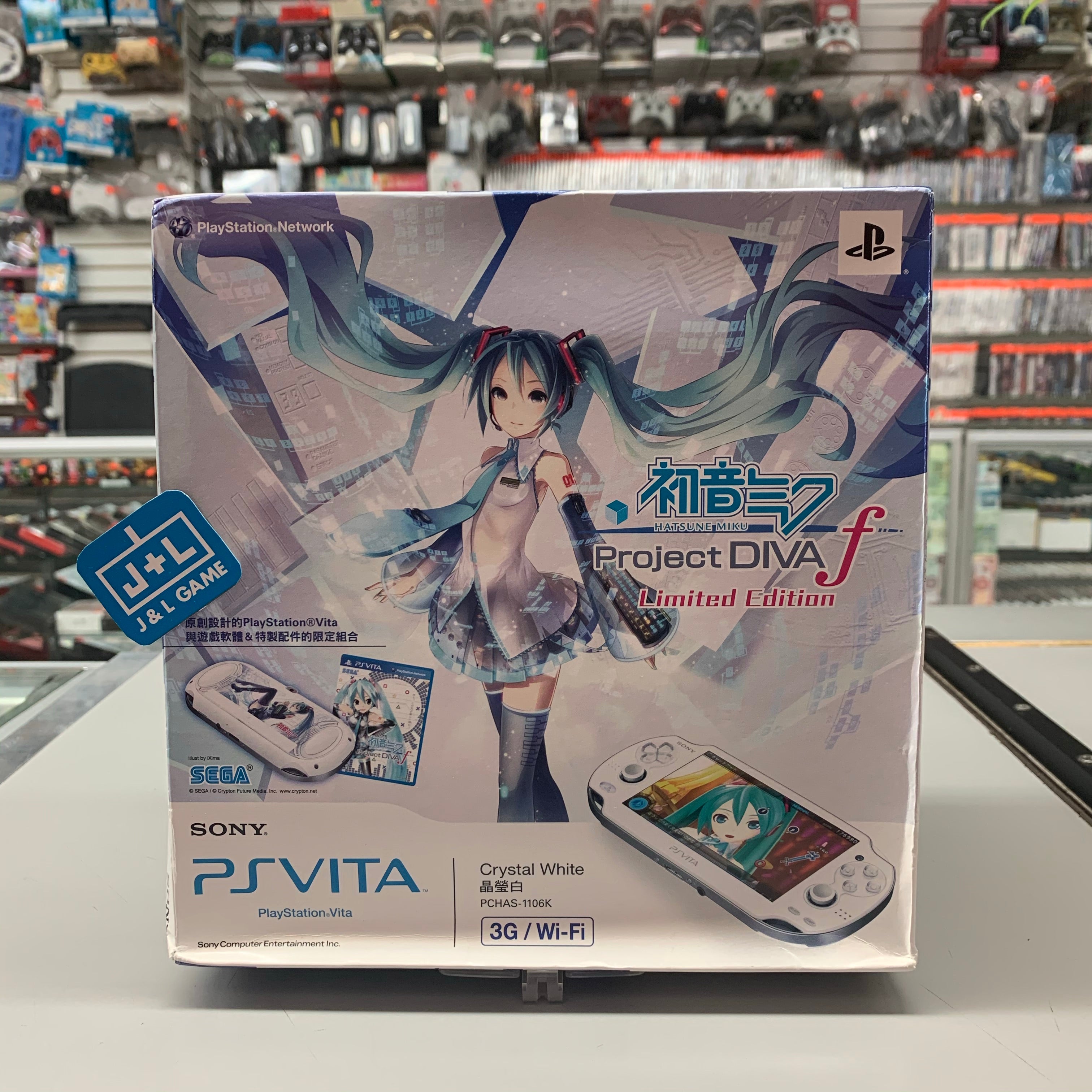 Sony PlayStation Vita Miku Hatsune Limited Edition 3G/Wi-Fi model (PCHAS-1106K) - PlayStation Vita Consoles Sony   