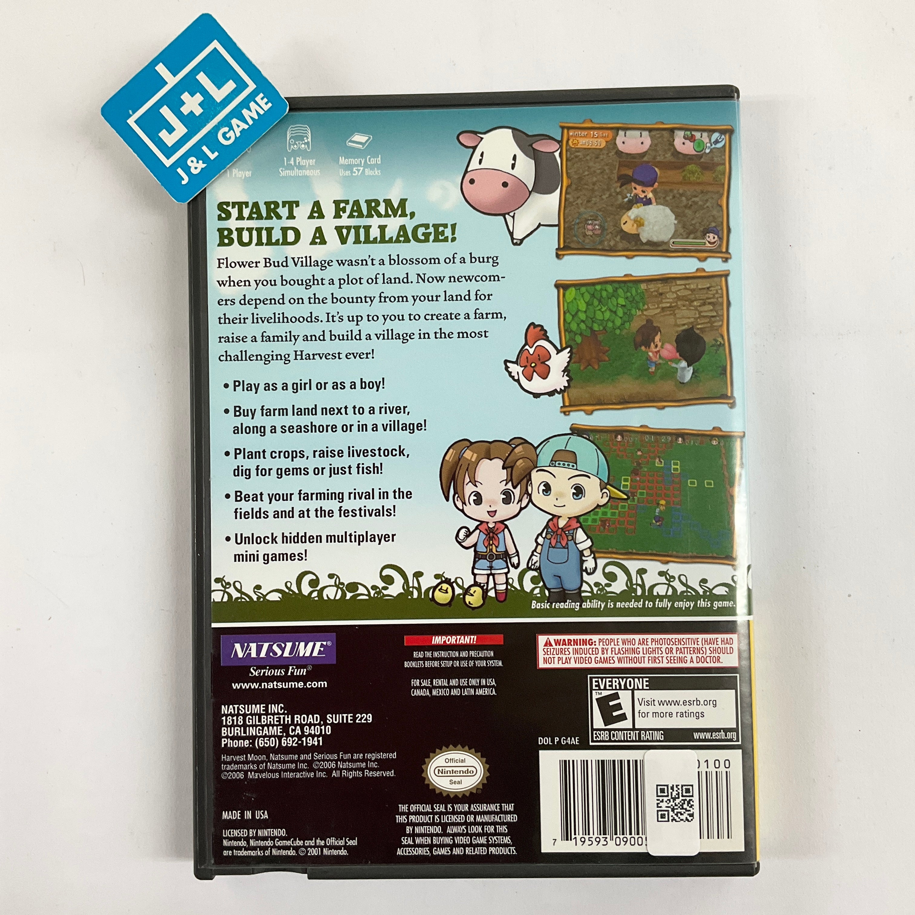 Harvest Moon: Magical Melody (Player's Choice)  - (GC) GameCube [Pre-Owned] Video Games Natsume   