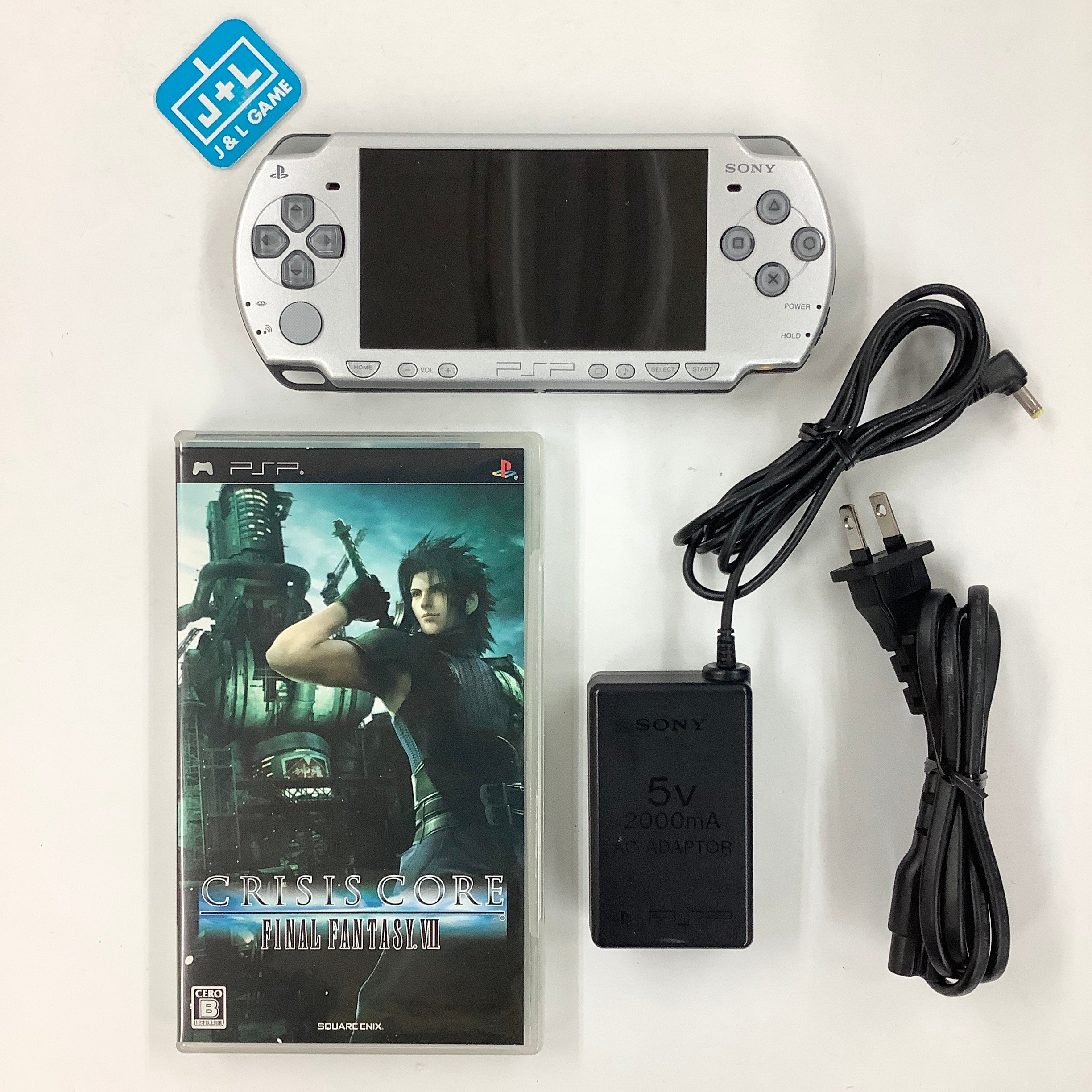 Sony PlayStation Portable 2000 Console (Crisis Core Final Fantasy VII - FFVII 10th Anniversary Limited Bundle) - (PSP) Sony PSP [Pre-Owned] (Japanese Import) Consoles Square Enix   