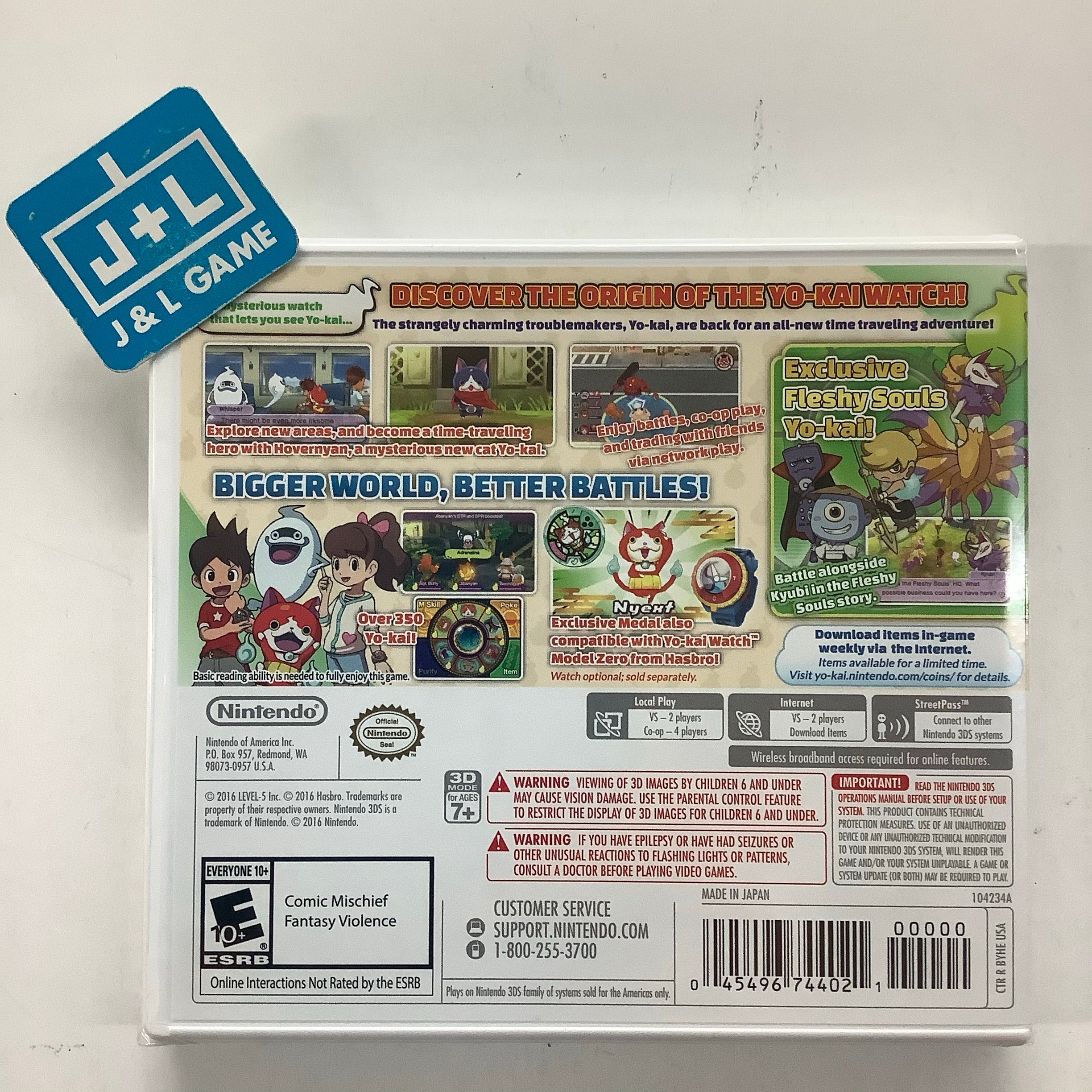 Yo-kai Watch 2: Fleshy Souls - Nintendo 3DS Video Games Nintendo   