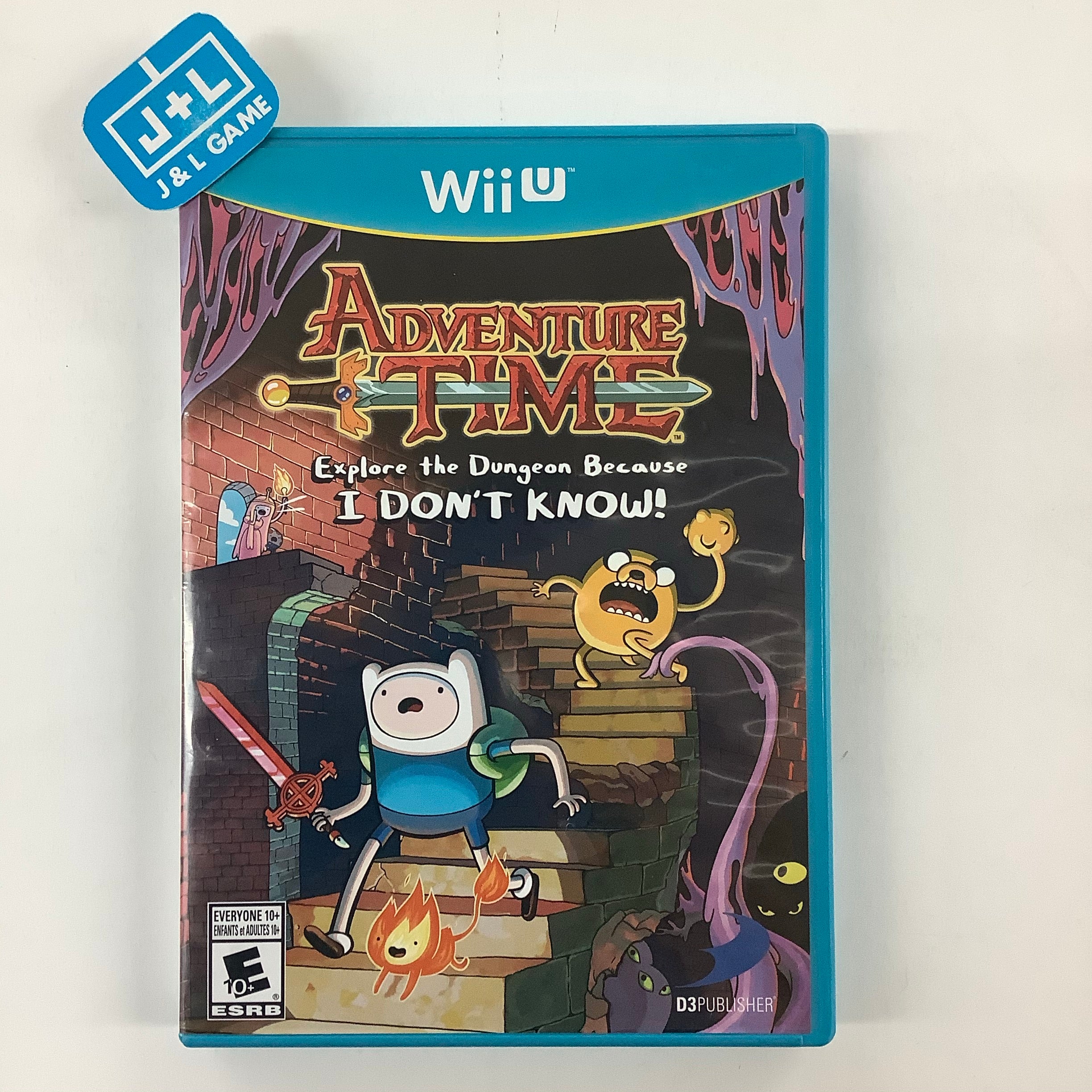 Adventure Time: Explore the Dungeon Because I DON'T KNOW! - Nintendo Wii U [Pre-Owned] Video Games D3Publisher   