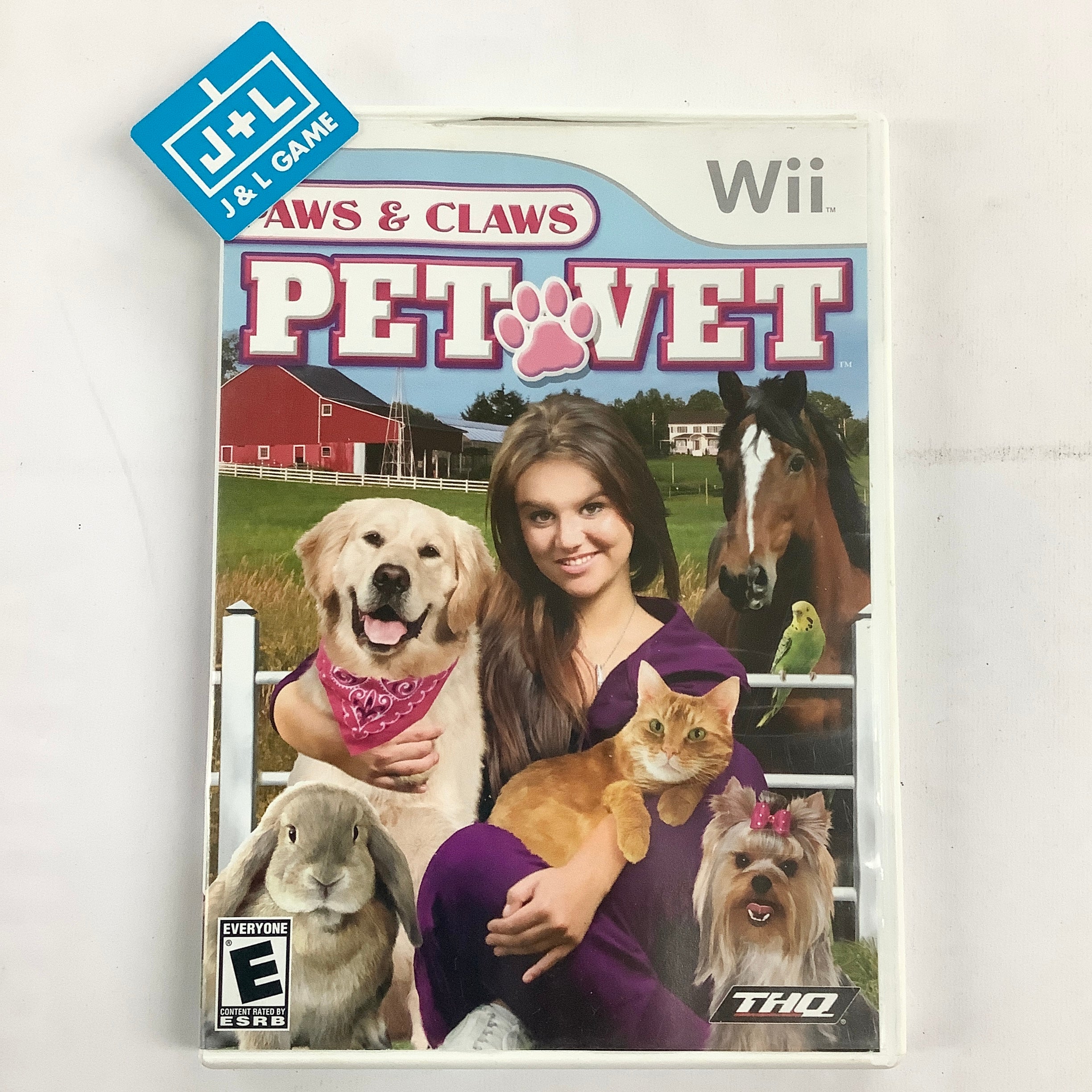 Paws And Claws: Pet Vet - Nintendo Wii [Pre-Owned] Video Games THQ   