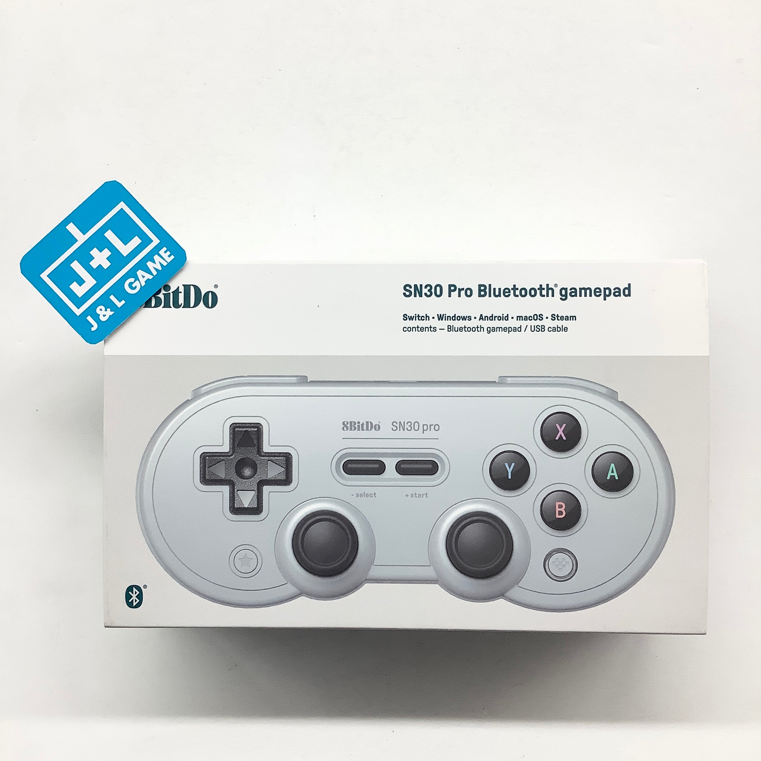 8Bitdo Sn30 Pro Bluetooth Gamepad (Gray Edition) - (NSW) Nintendo Switch Accessories 8Bitdo   